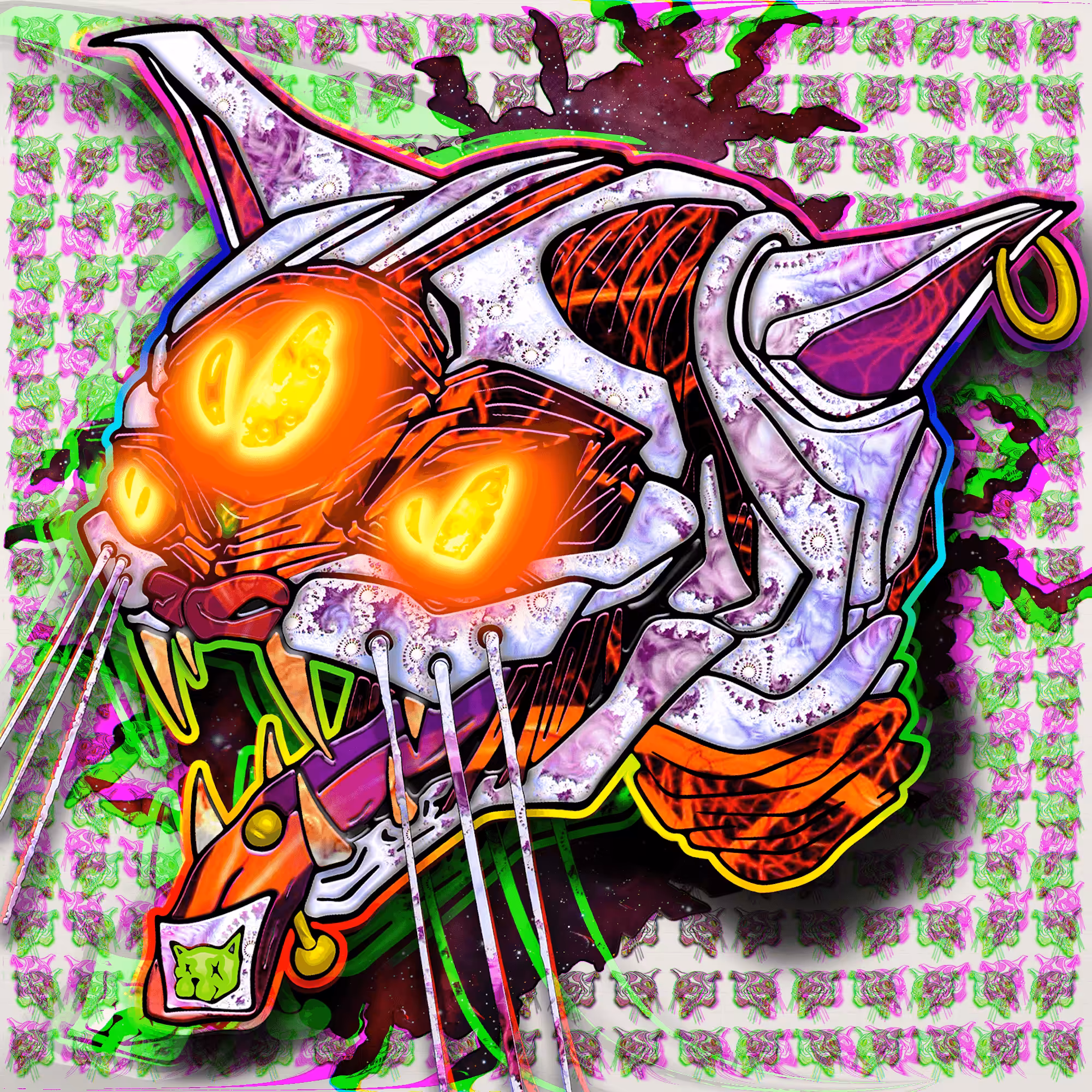 Cosmic Cat 12/33 🐱✨ Limited Edition Collectibles by ViNNi KiNiKi