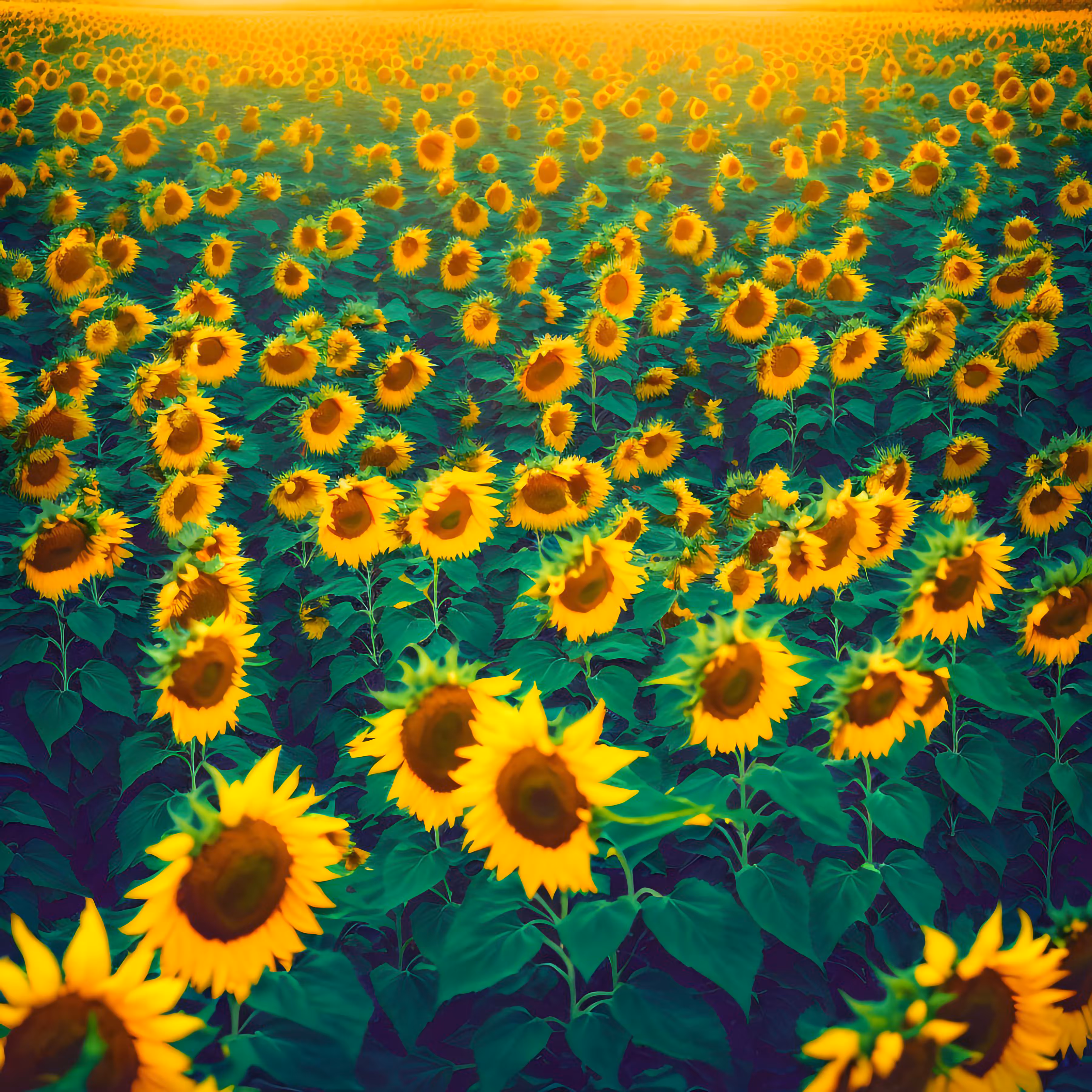 Sunflower Serenity Garden