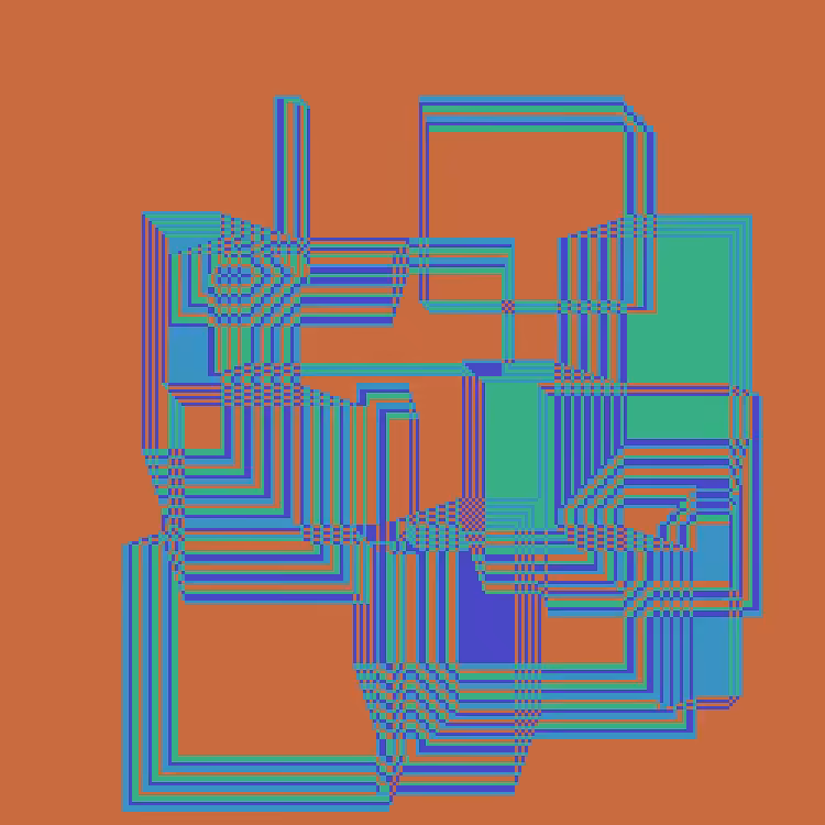 Superimposed Rectangles #49