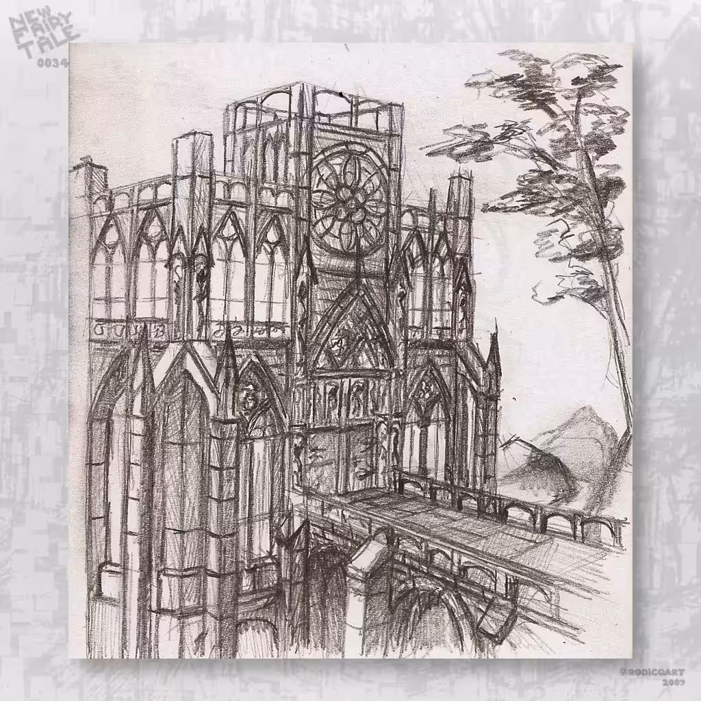 Cathedral in Sketchbook 0034