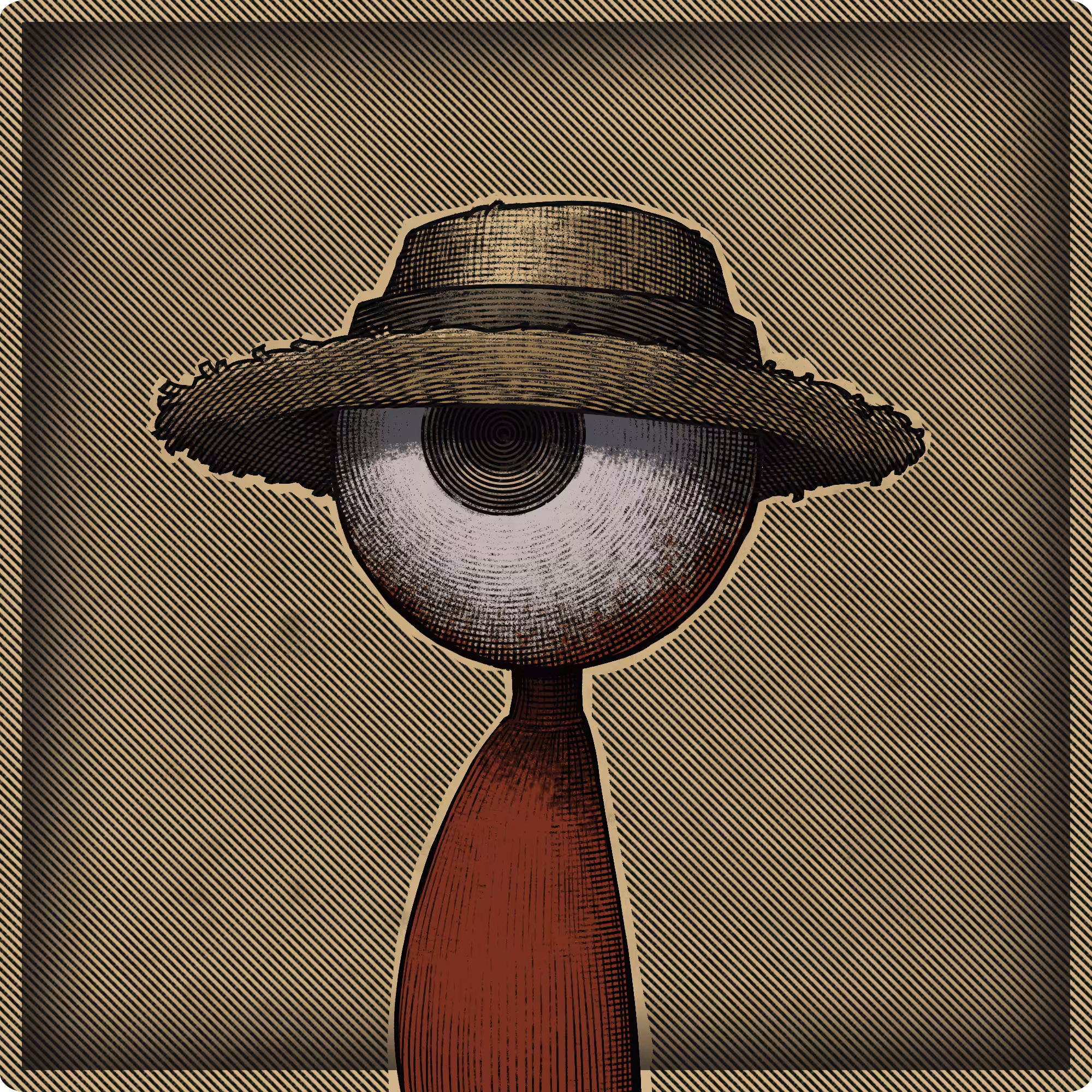 EYE BWOI | Subject #0001 Straw Hat