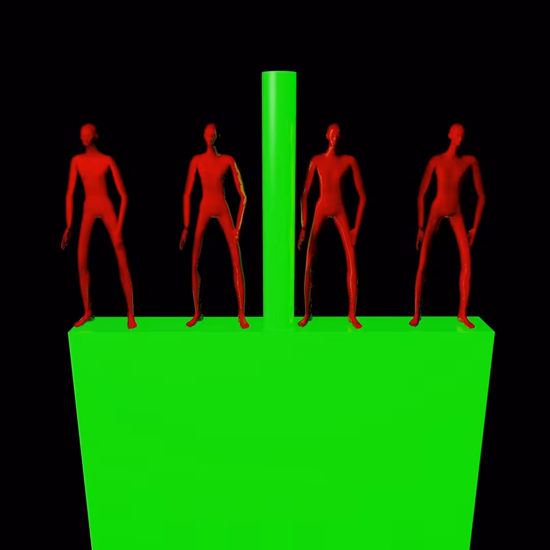 Green candle shake out weak hands
