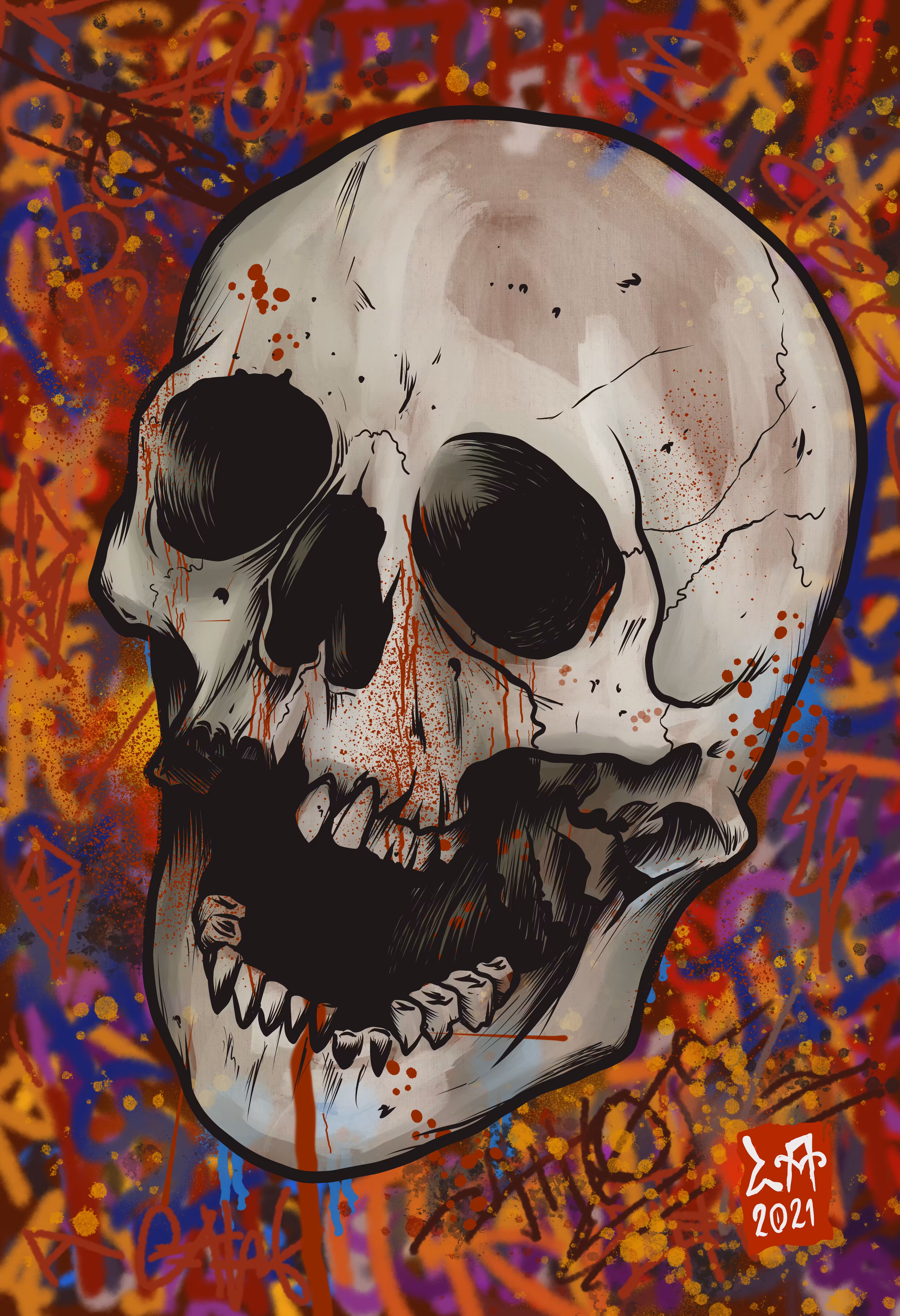 Graff Skull