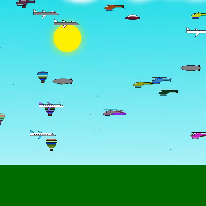 Busy Skies #11