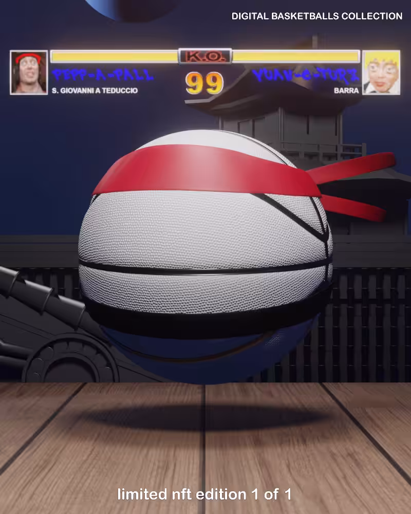 Digital Basketballs - NFT #12 "ROUND ONE, FIGHT!"