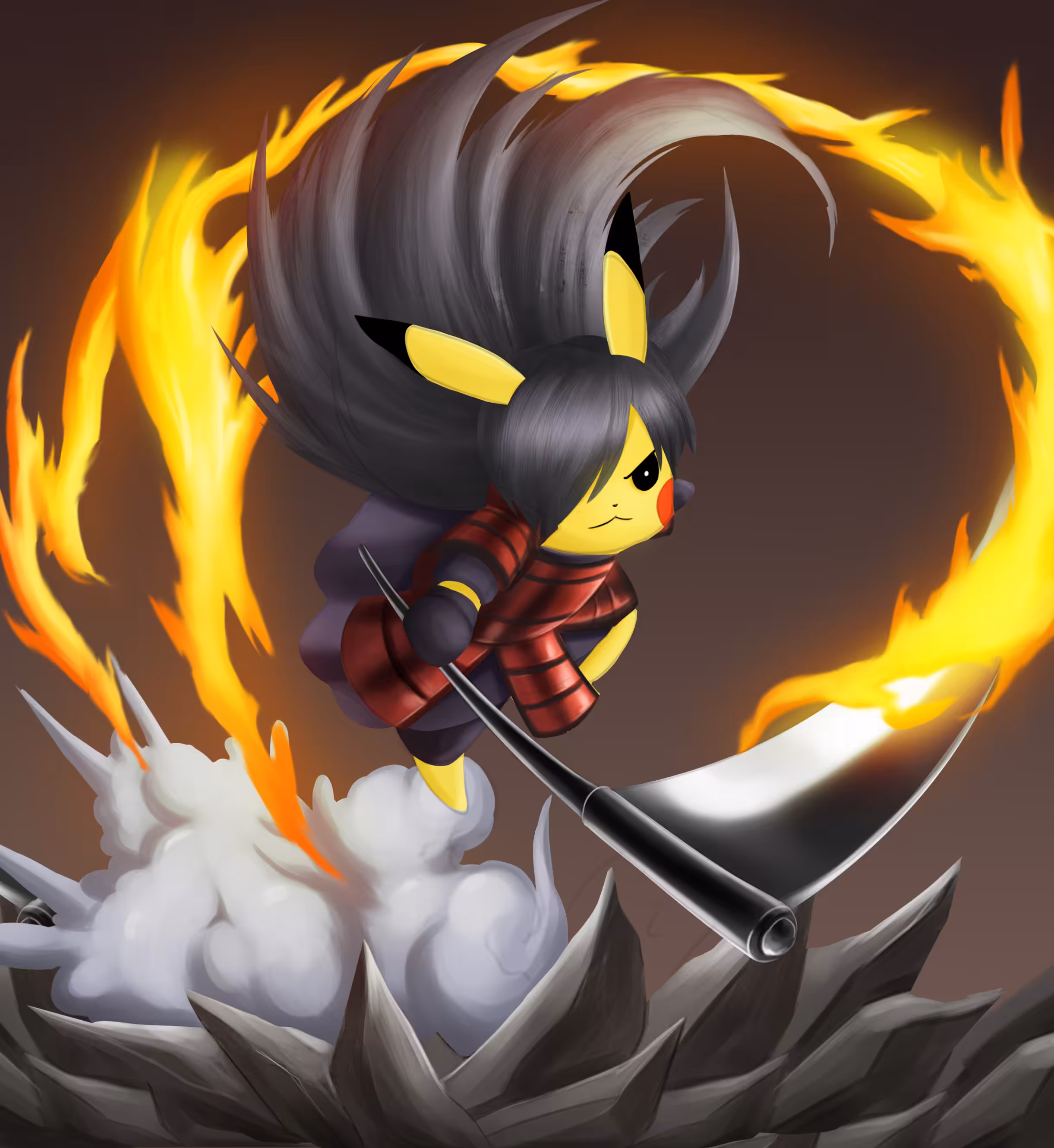 Pikachu cos Uchiha Madara