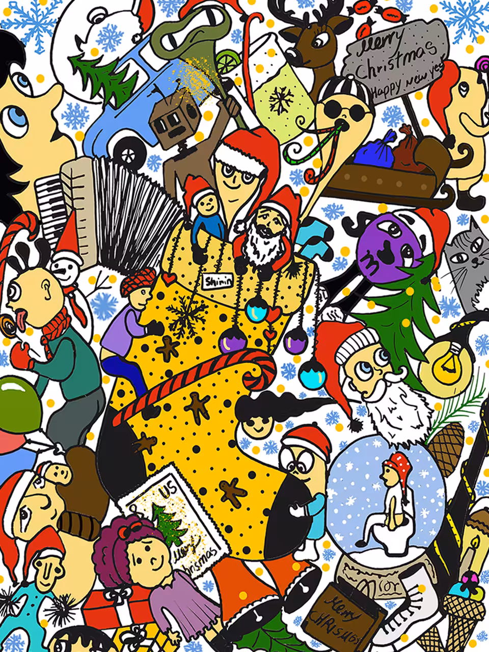 Christmas in the Doodles' house