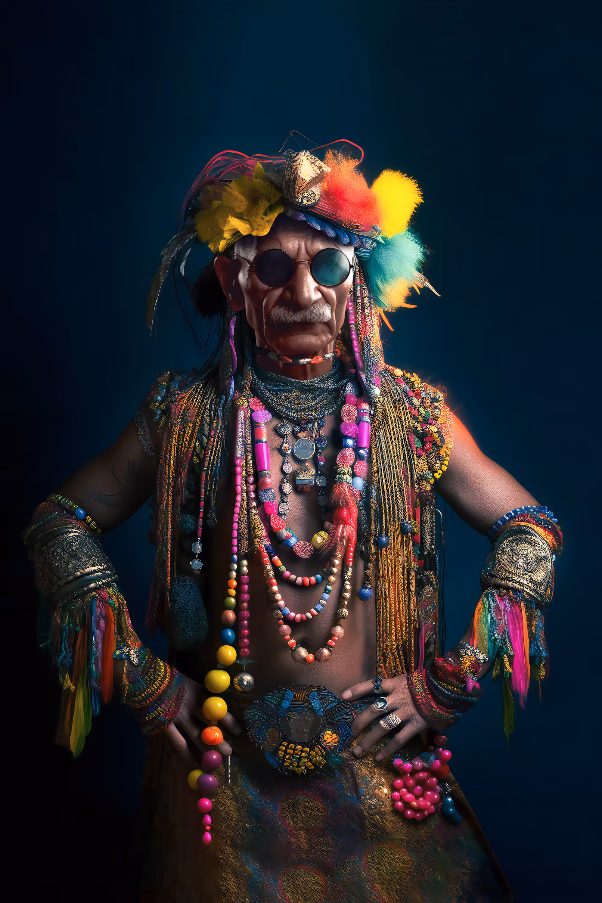 Gandhi Goes Hippie!