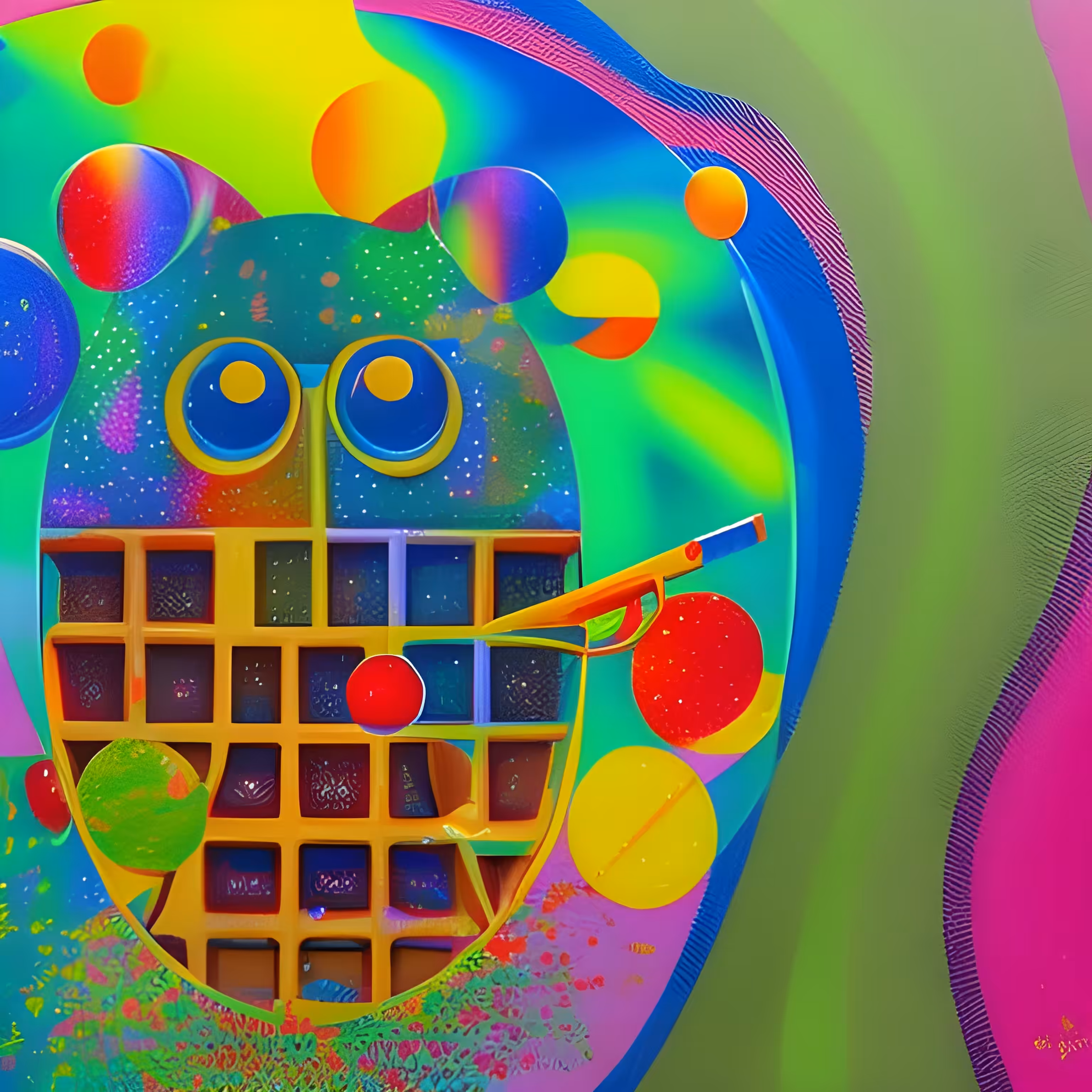 Waffle play mate