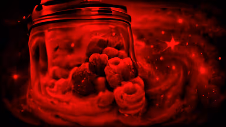 The Milkyway in a Jar of Raspberries (pixray_genesis)