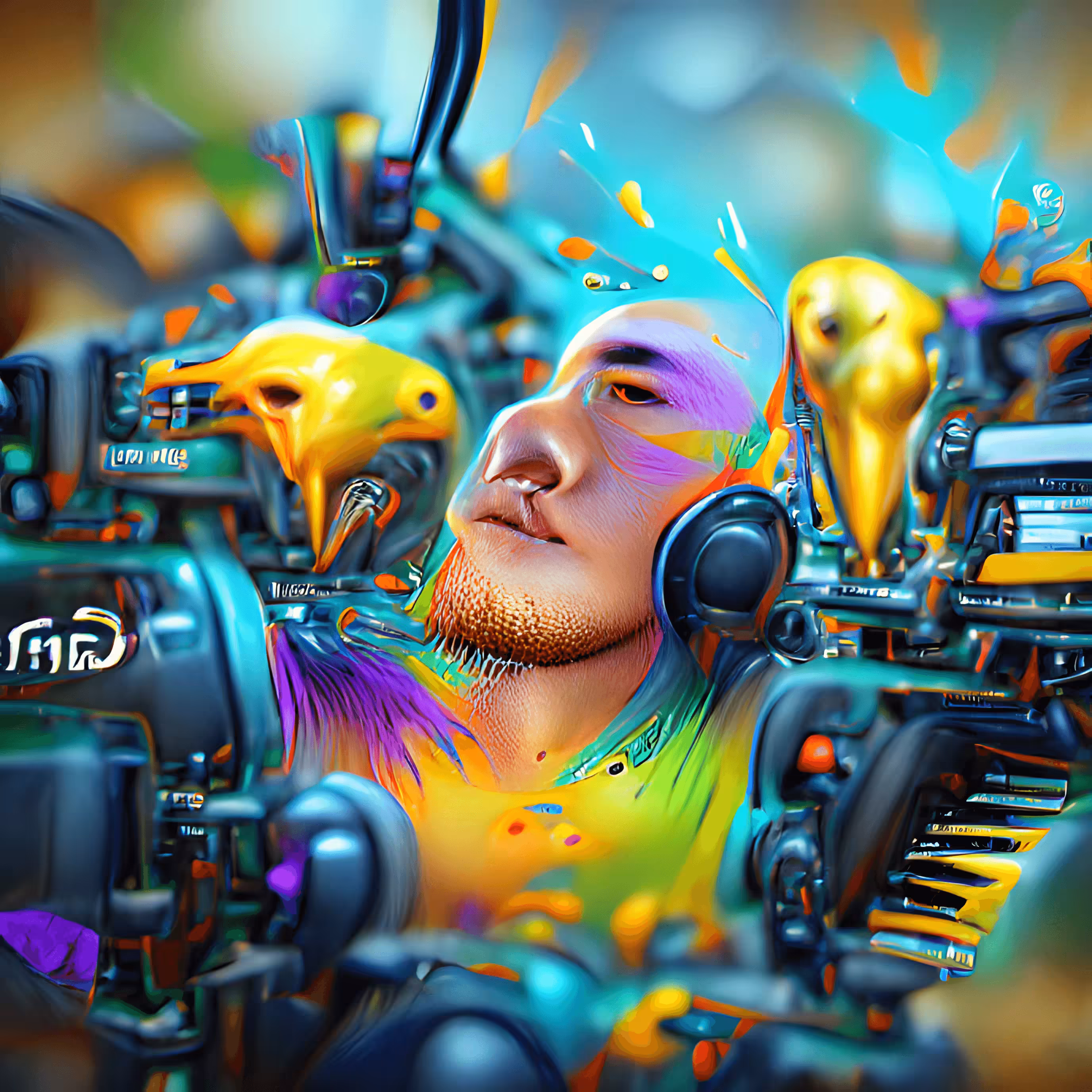 Self Portrait of The GANS Machine
