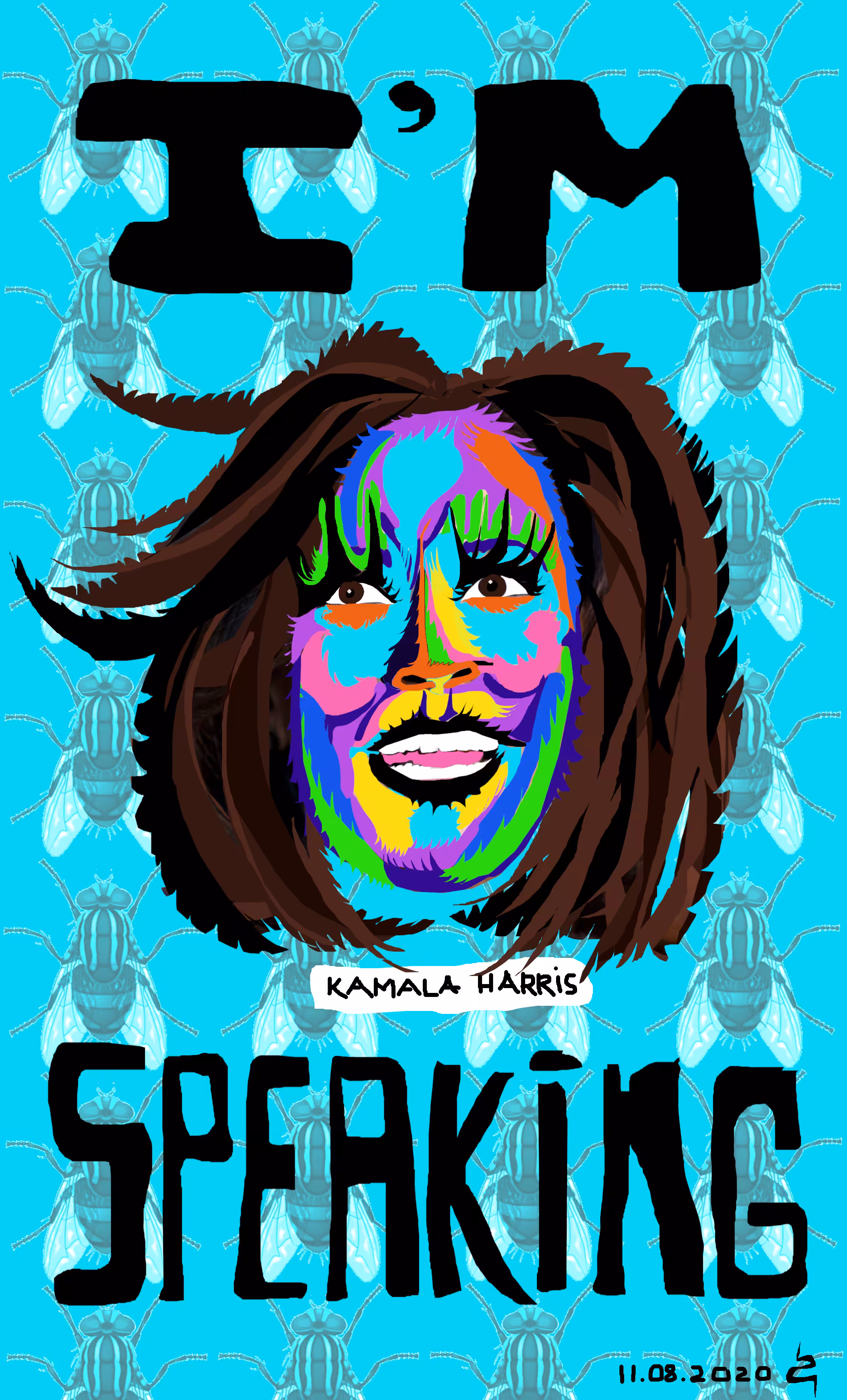 Kamala Harris "I'm Speaking" Light Blue
