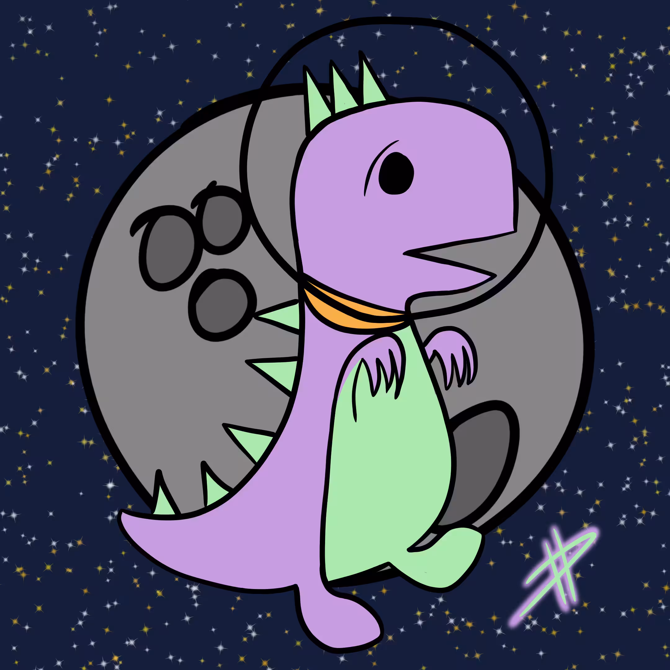 space dino