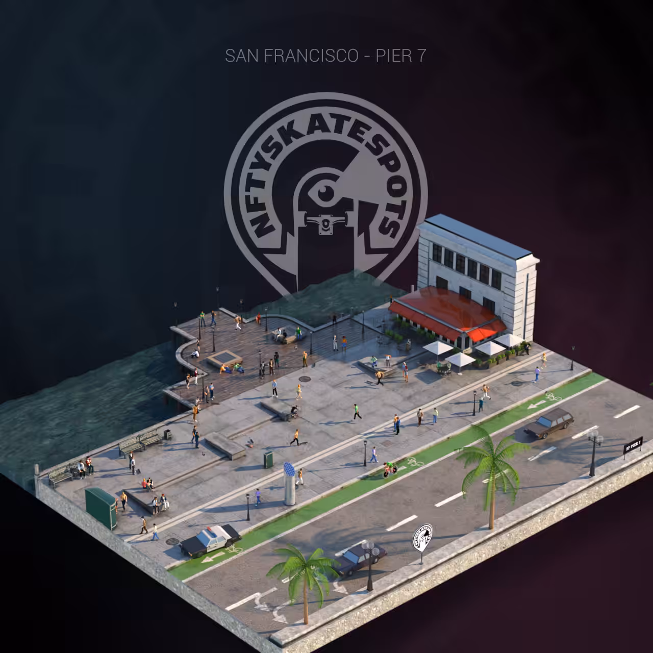 NFTYSK8Spots - #01 Pier 7 San Francisco