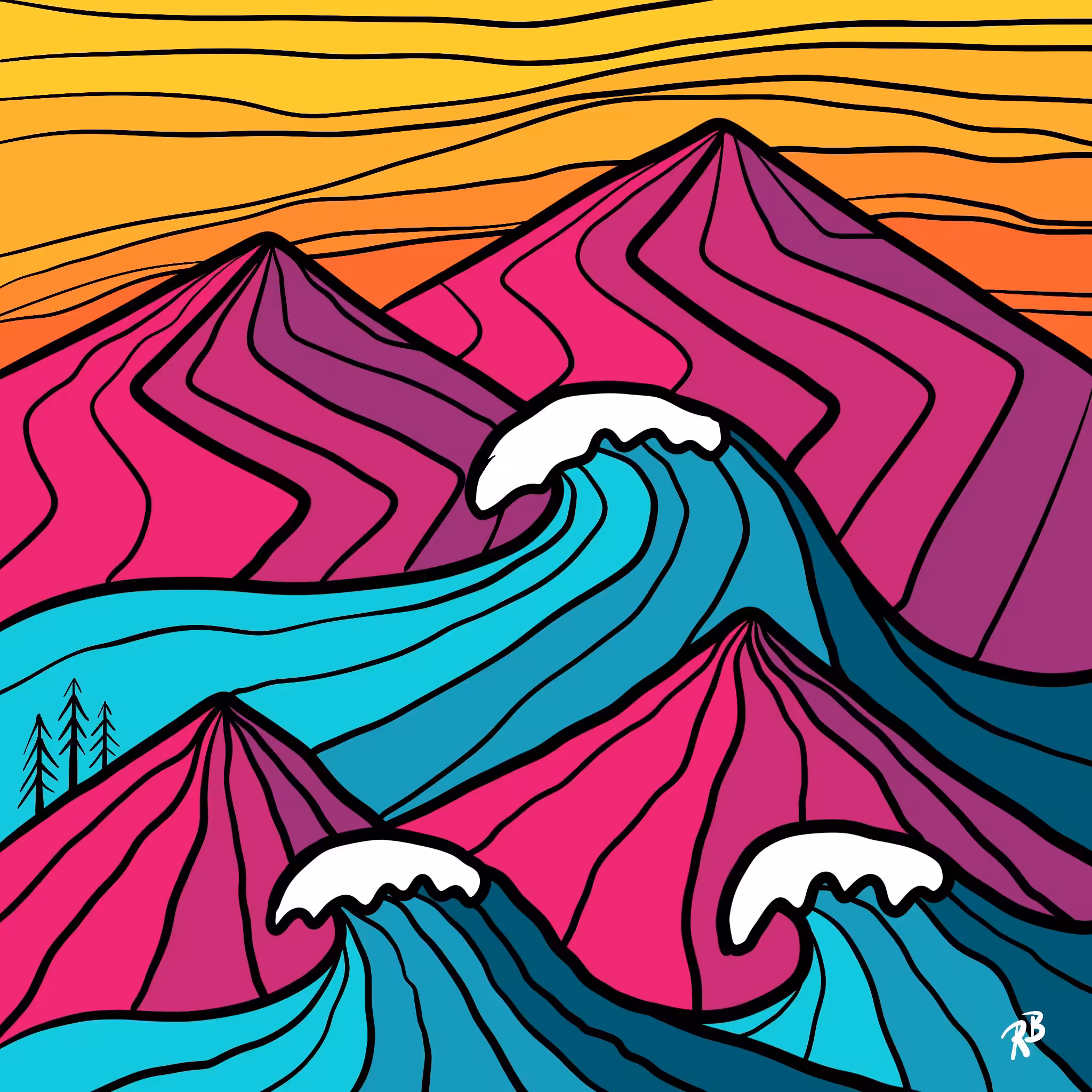 Senja di angan