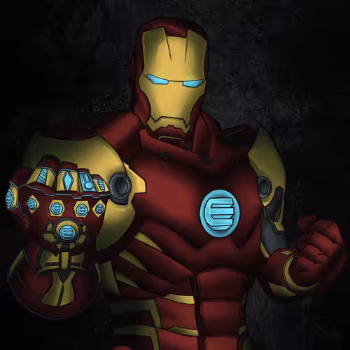 Enjin Iron Man Master Art