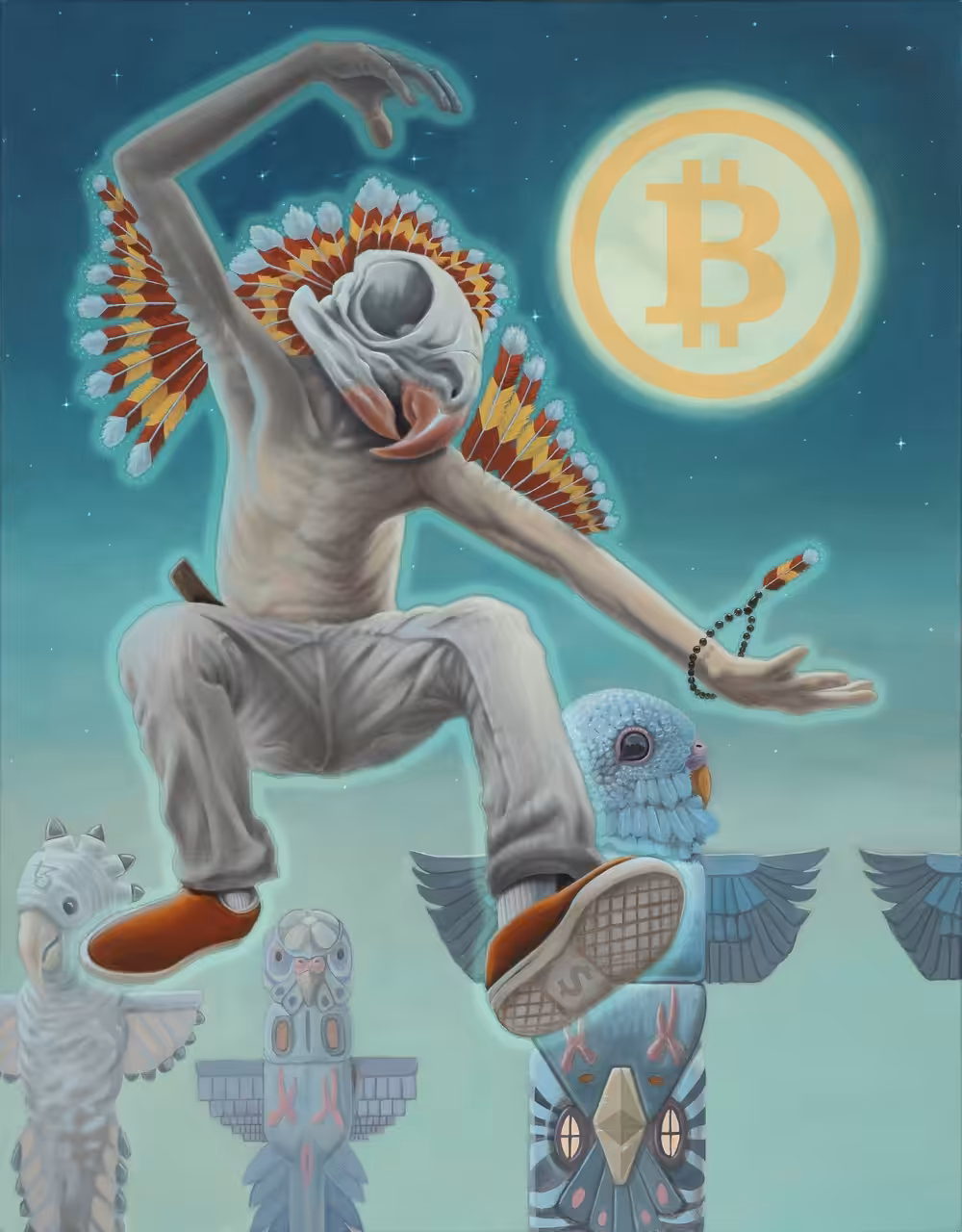 Bitcoin Budgie Shaman