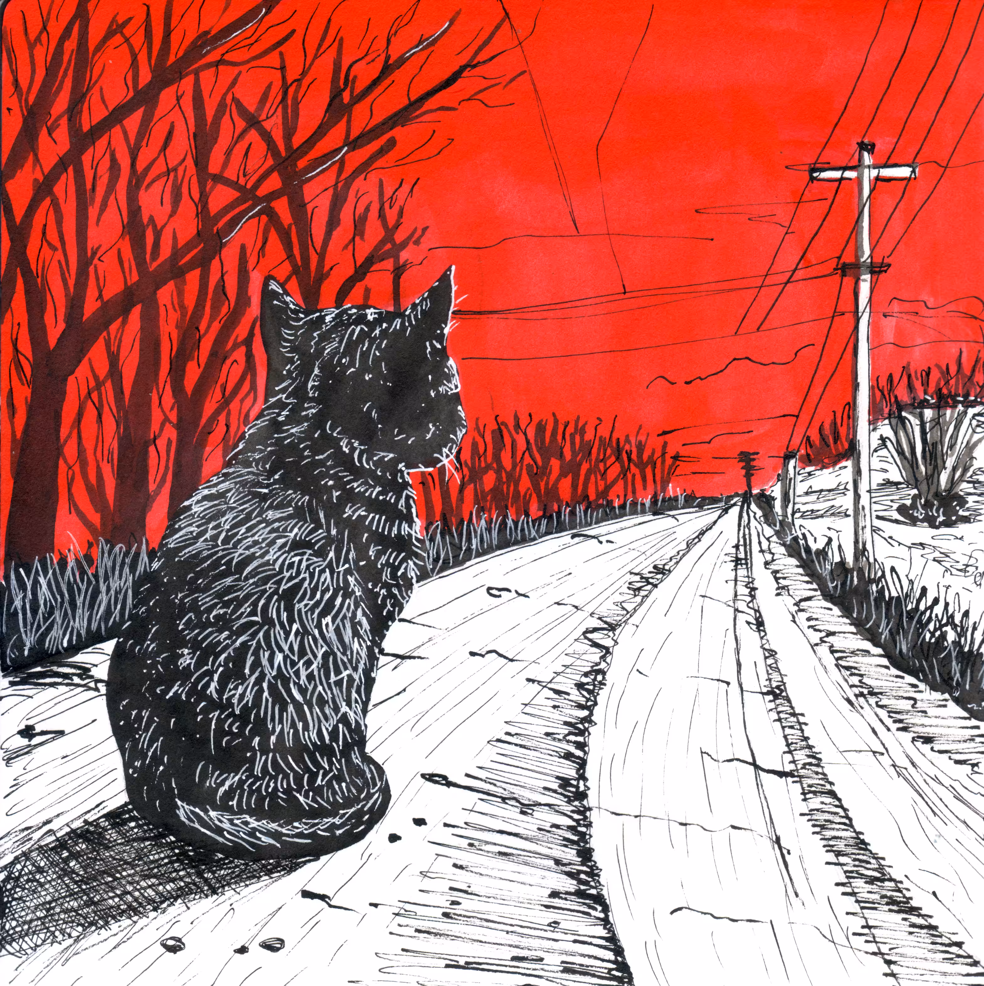 Inktober: Road