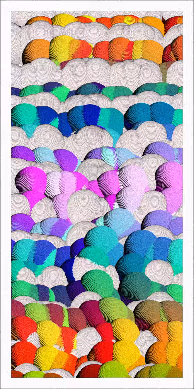 Balloon Field on Clouds #33