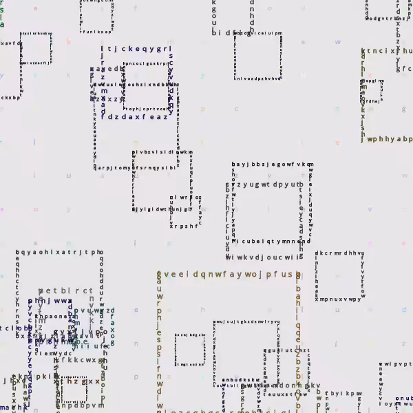 Rects letters #6