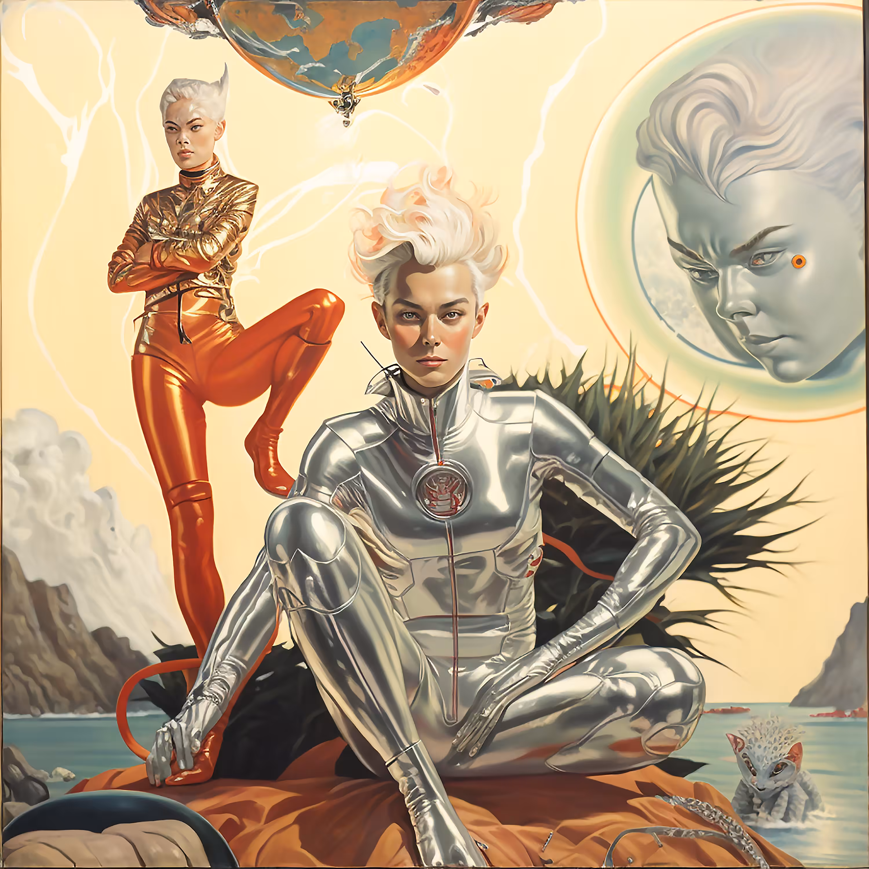 Recreating the earth: Silver armor