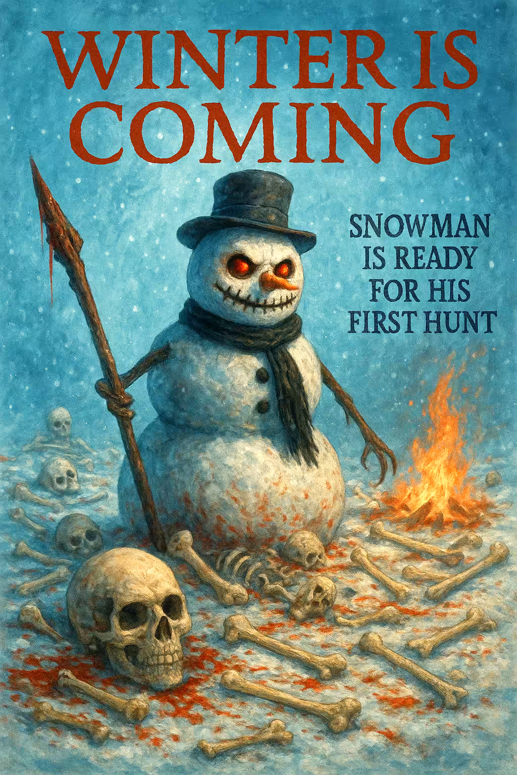 "Winter's Grim Hunter  ☃️" 