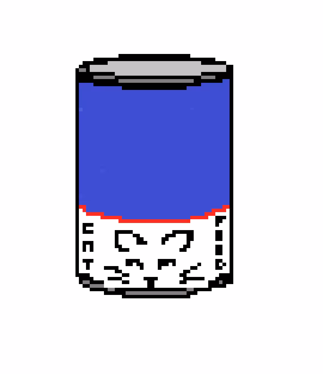 Cat Food Plain: Blue