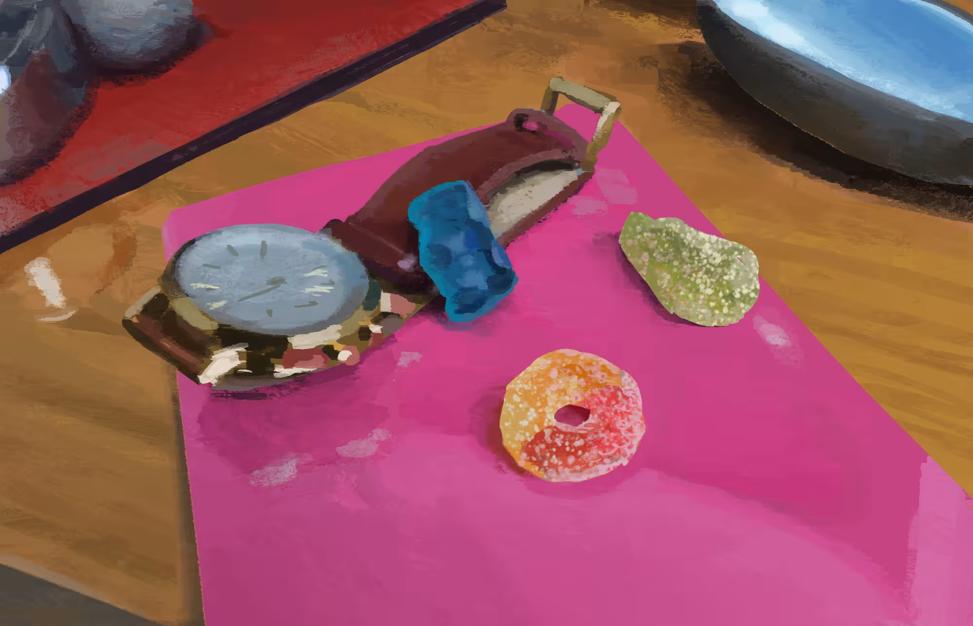 Real life study 5- Wristwatch and gummies
