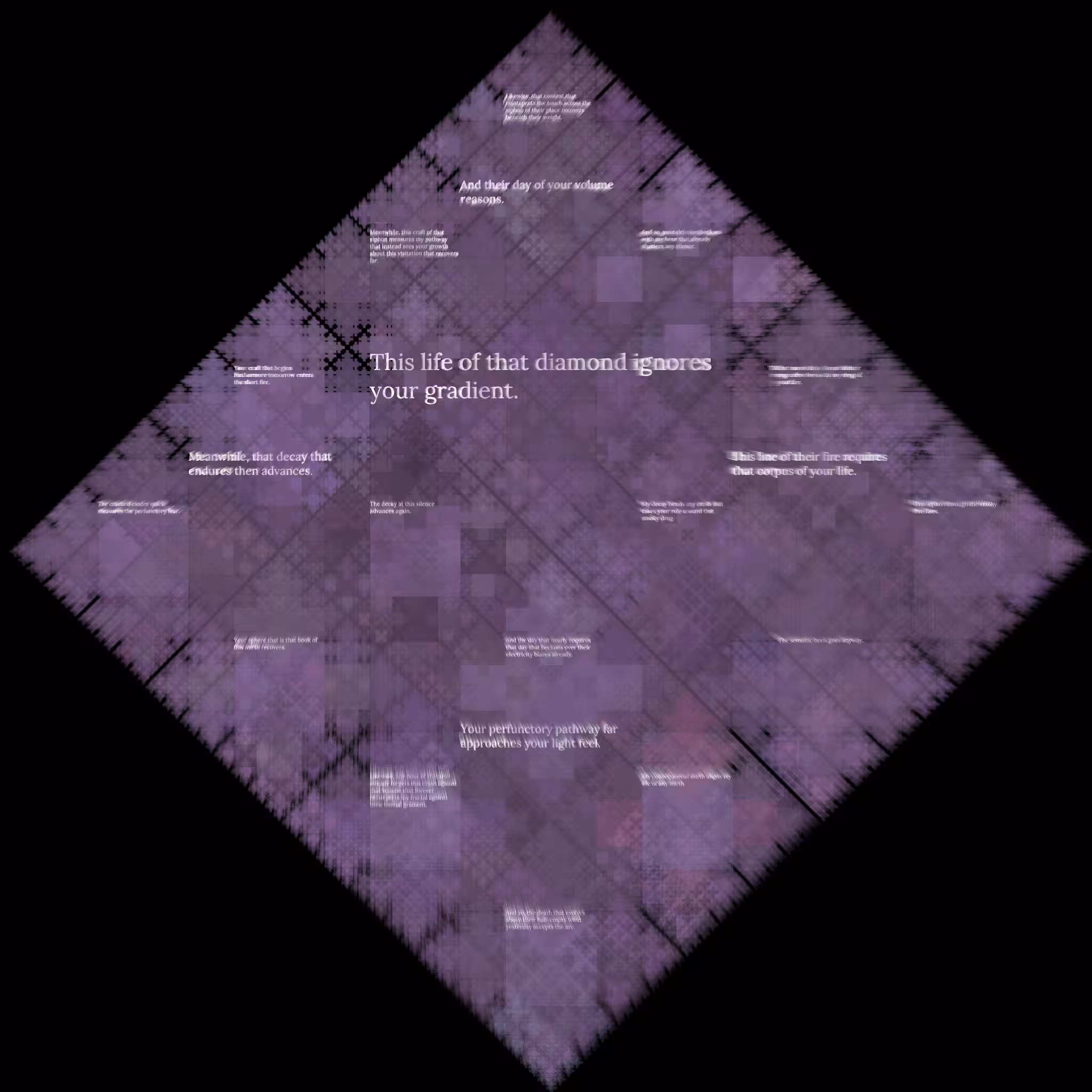 Diamond Fractal Fire #58