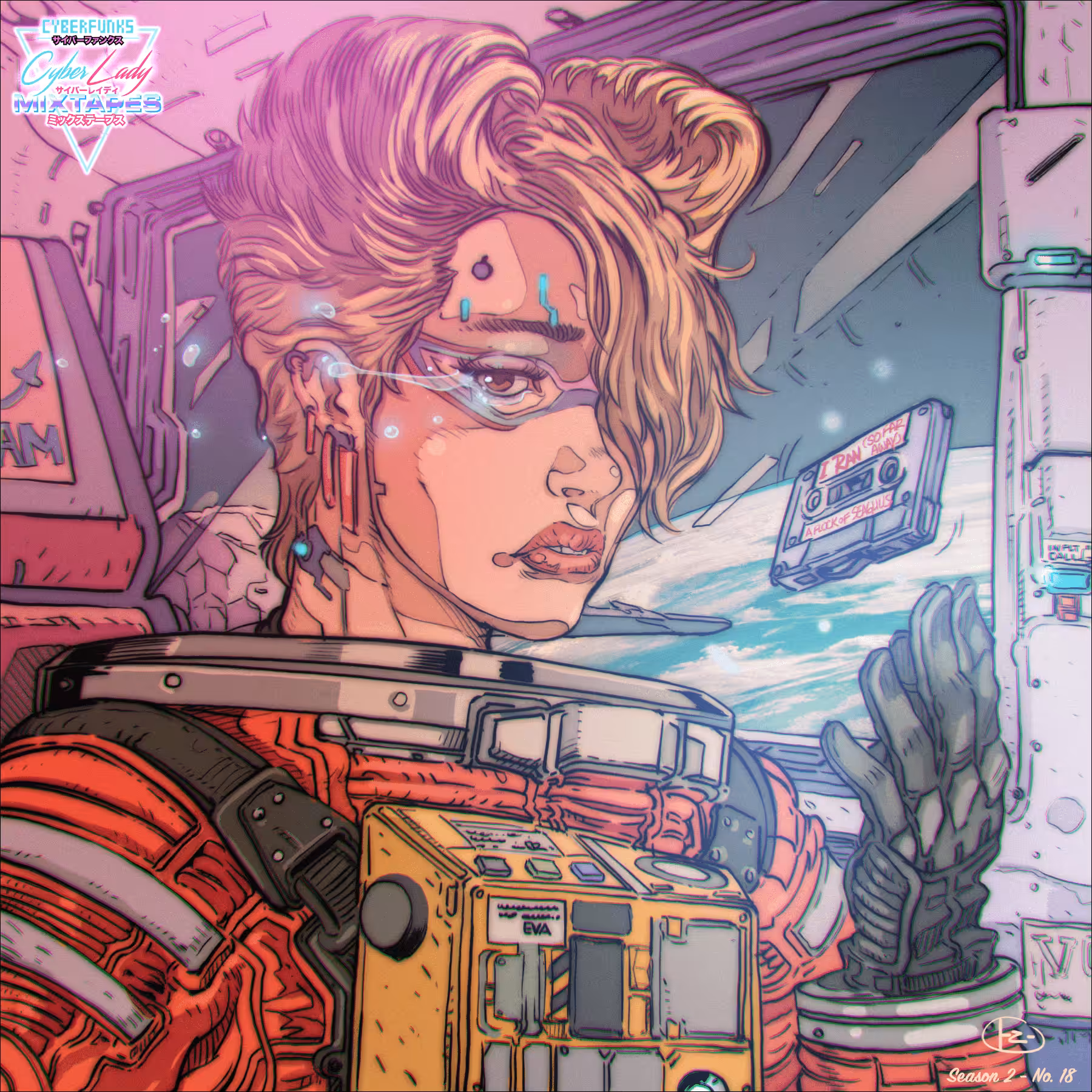 Cyberfunks-Season 2, CyberLady Mixtapes No.18