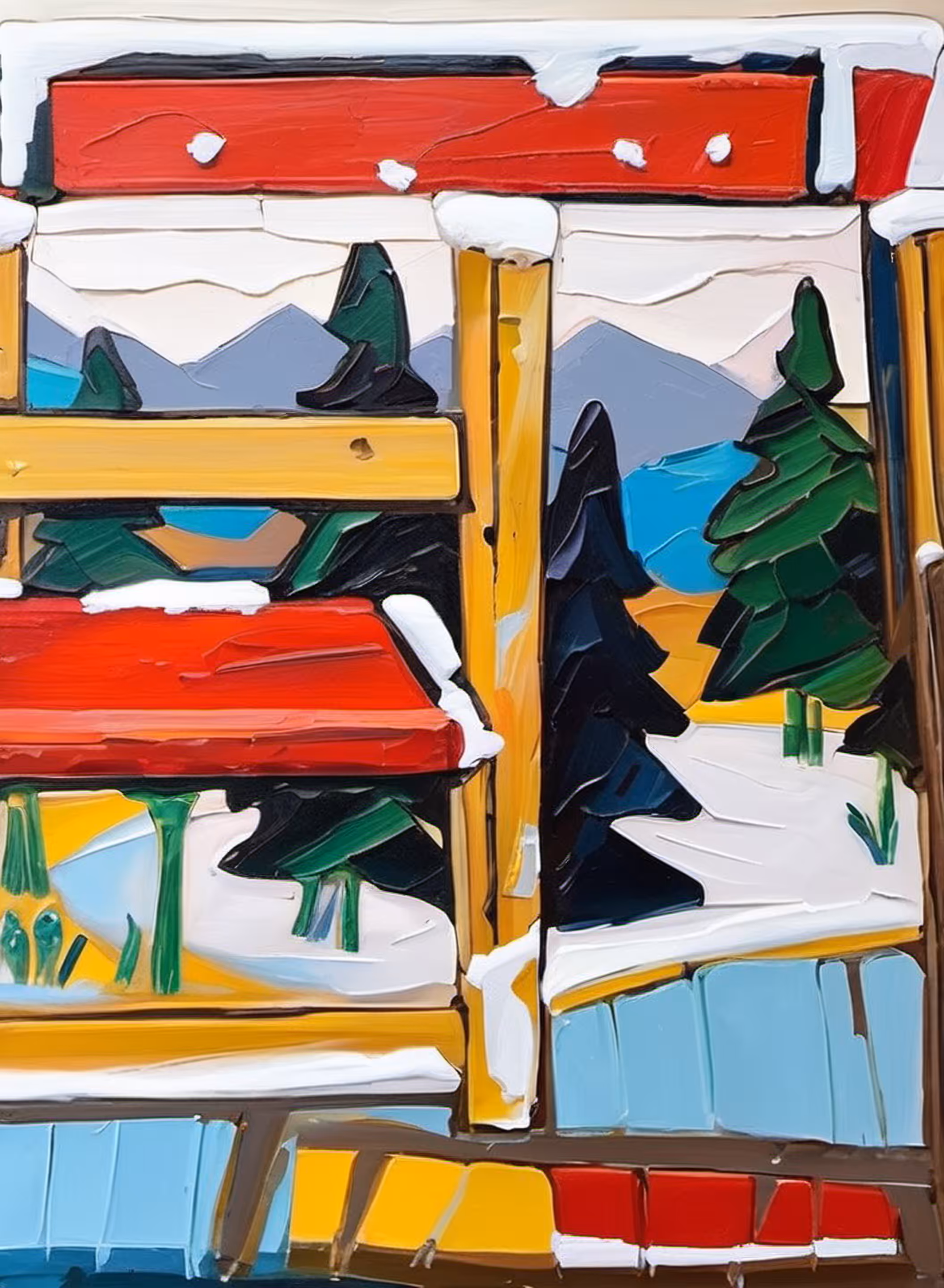 first snow in the mountains #7
