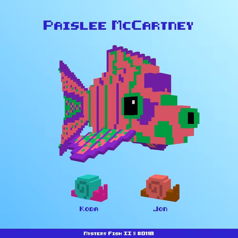 Paislee McCartney :: Mystery Fish 0118/1000