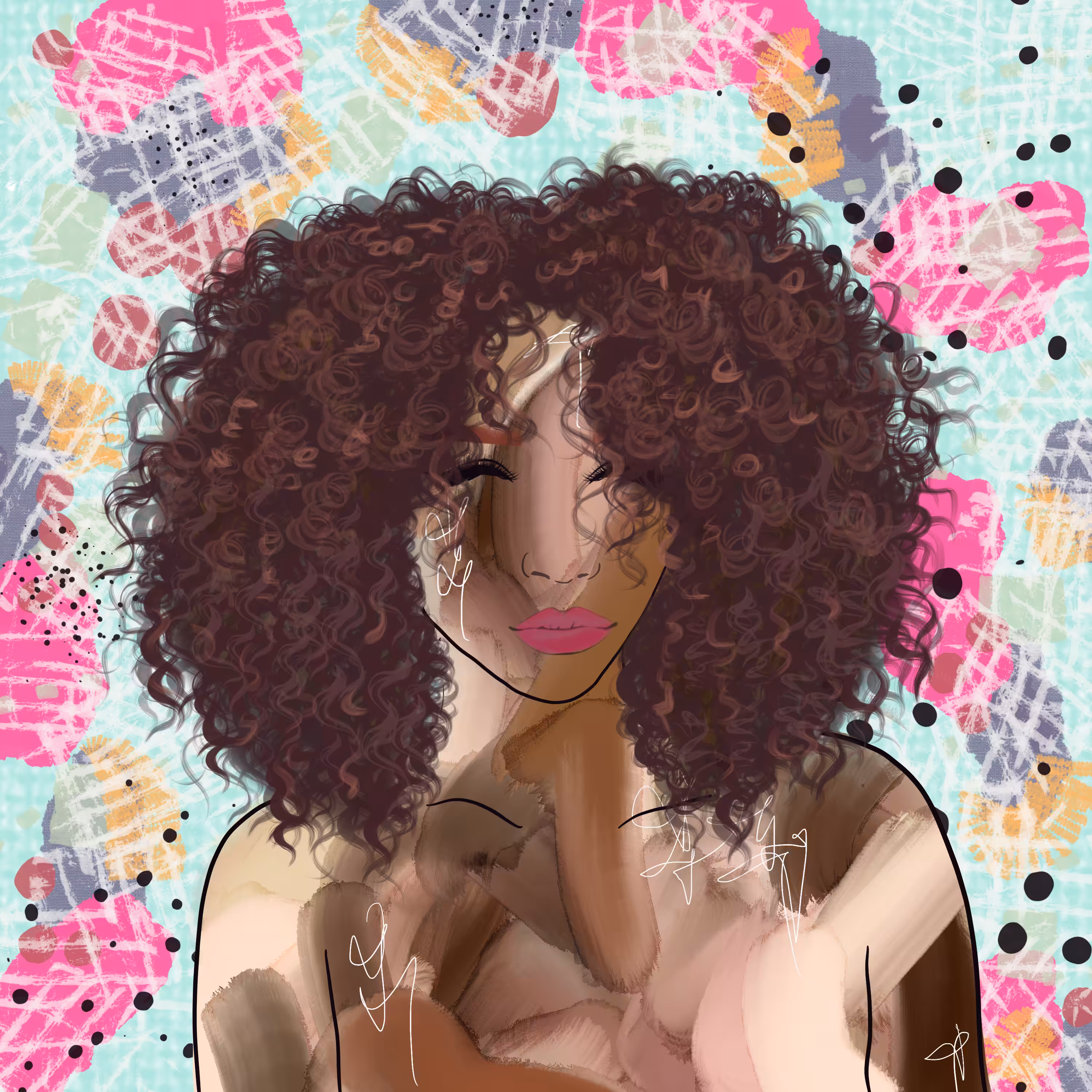 Curly Goddess #029