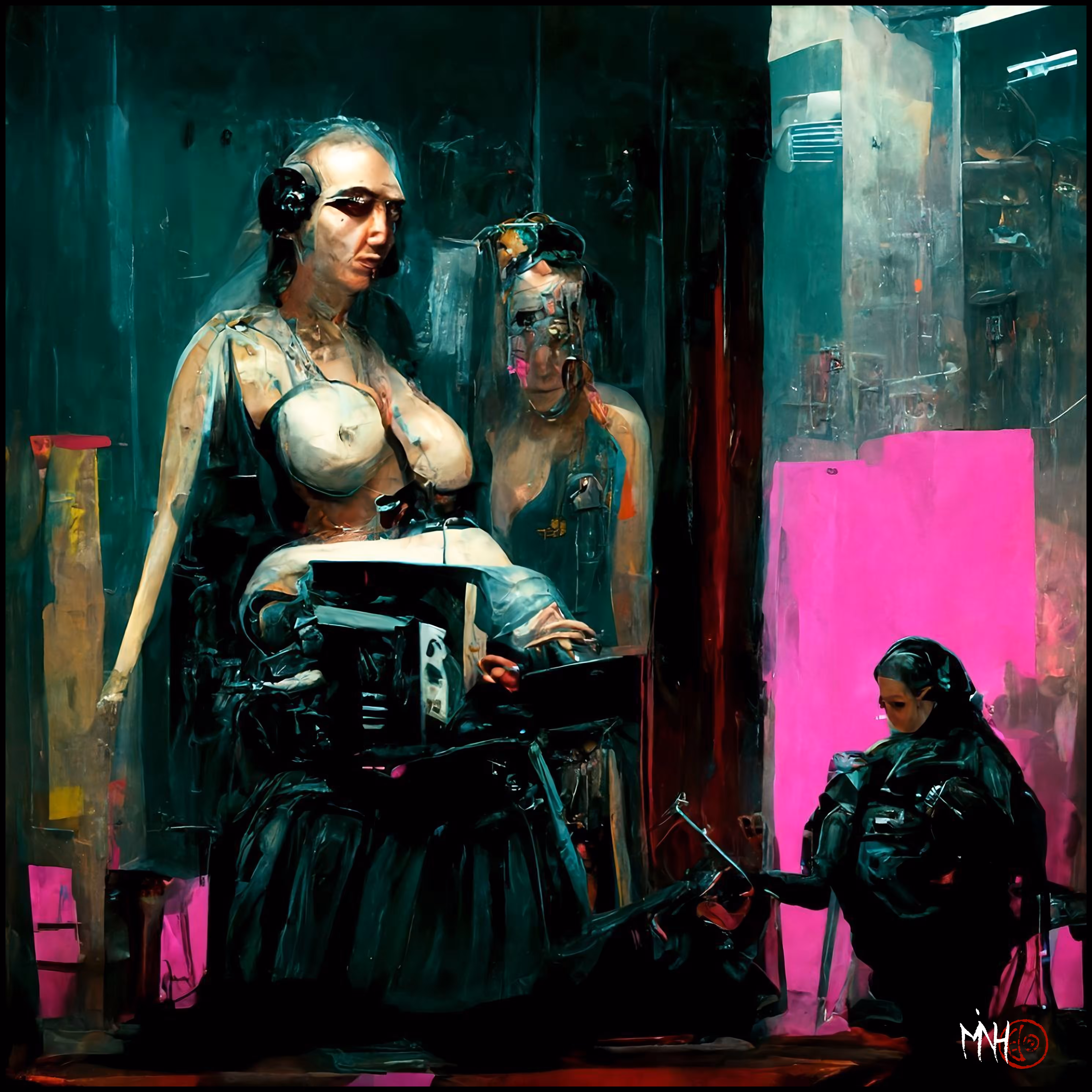 Velasquez. Las Meninas Cyberpunk