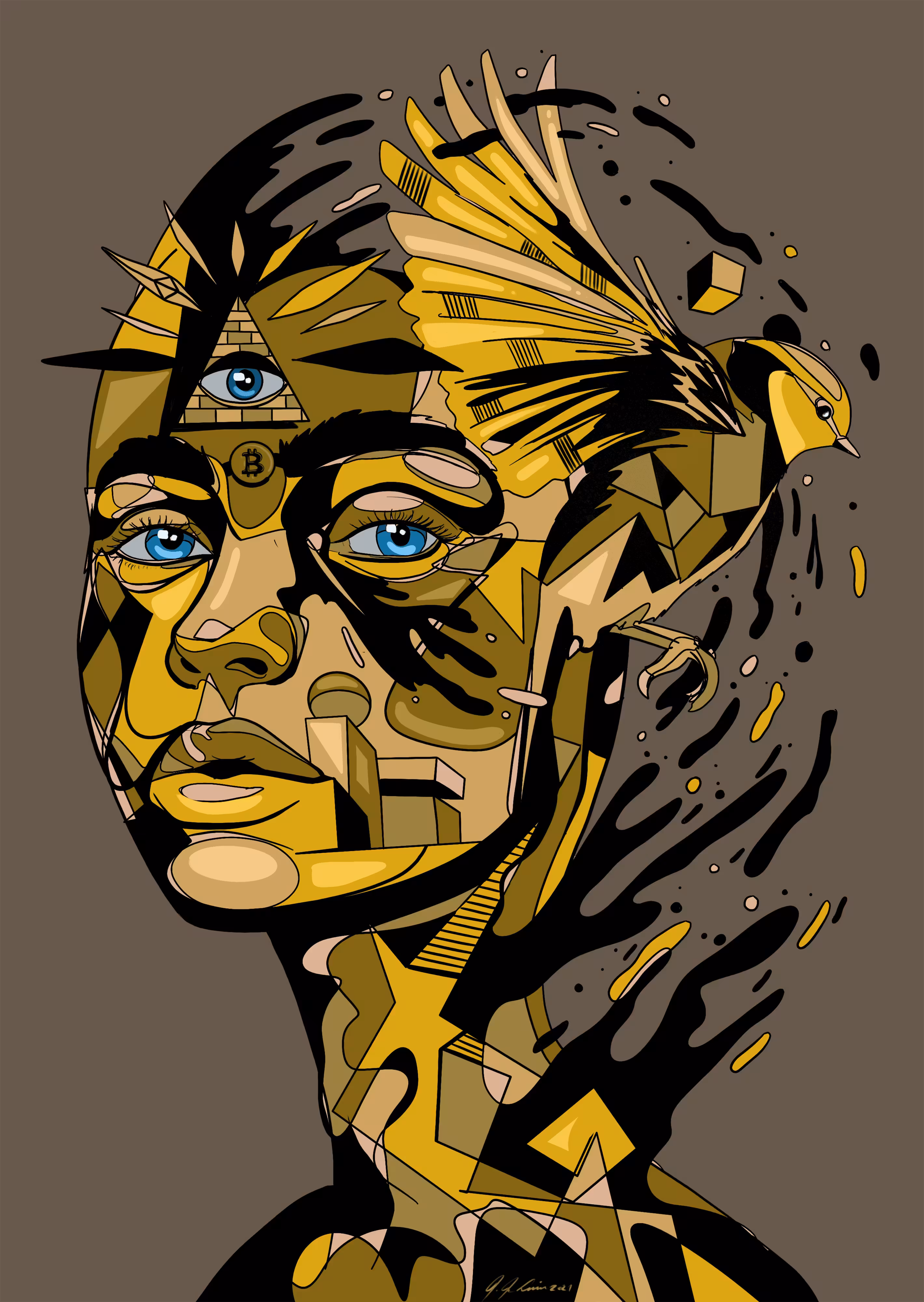 Dario De Siena Digital: The Third Eye #02 - 1/1 Edition