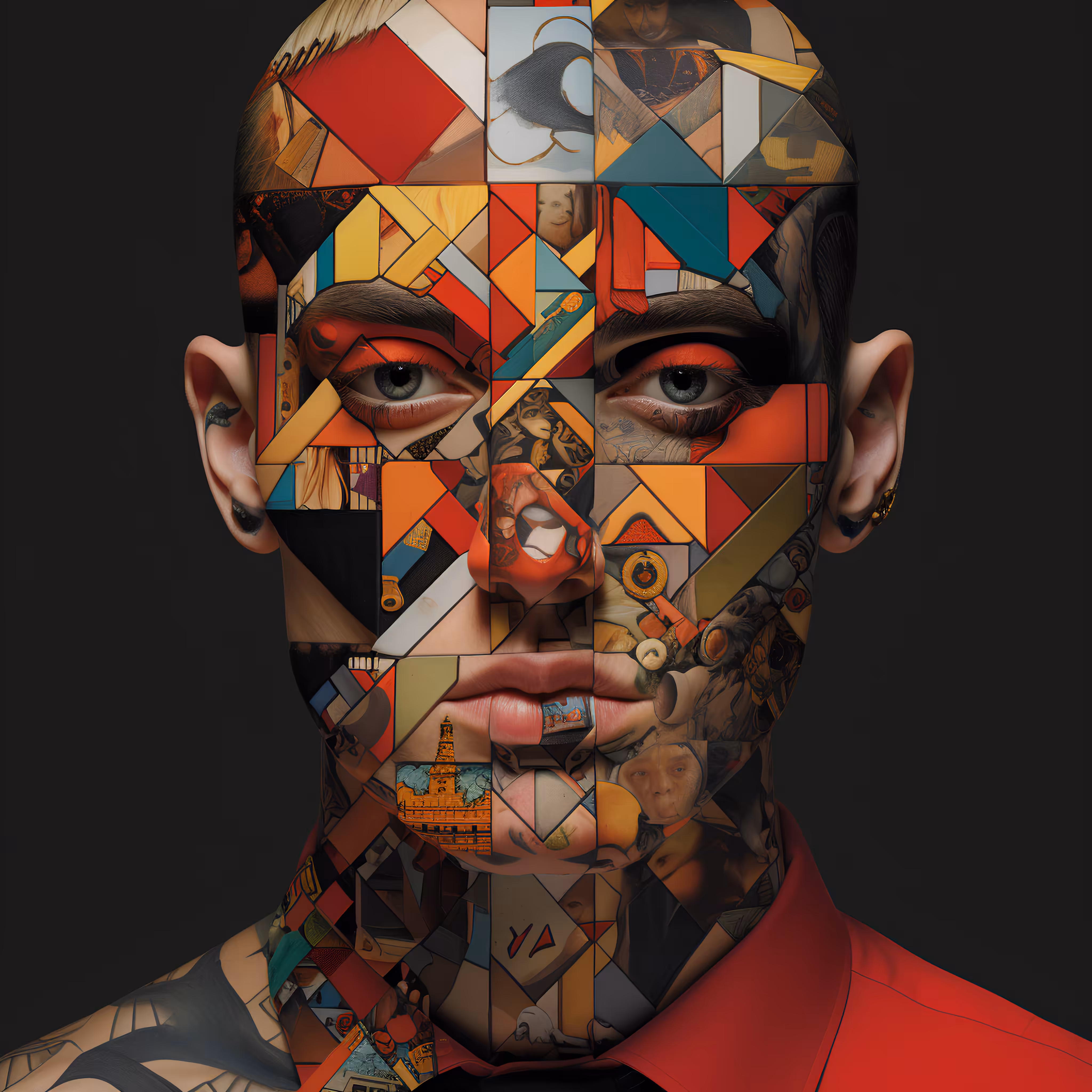 Uniquely Artistic, Fragmented Cubism, and blended multi-panel compositions