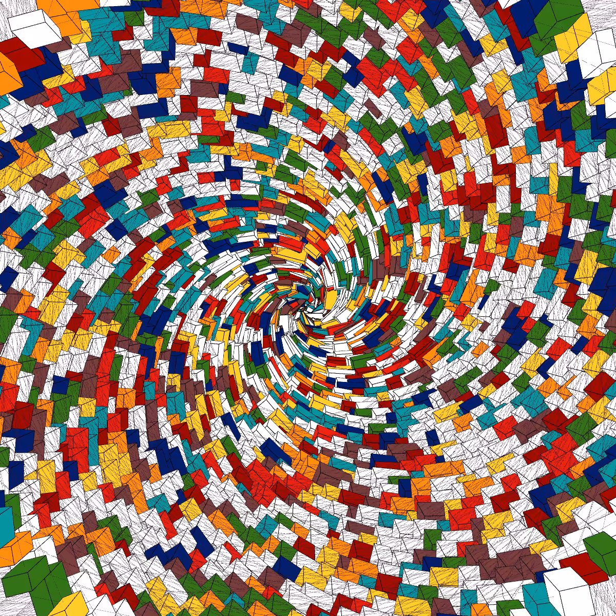Arranged mess #86