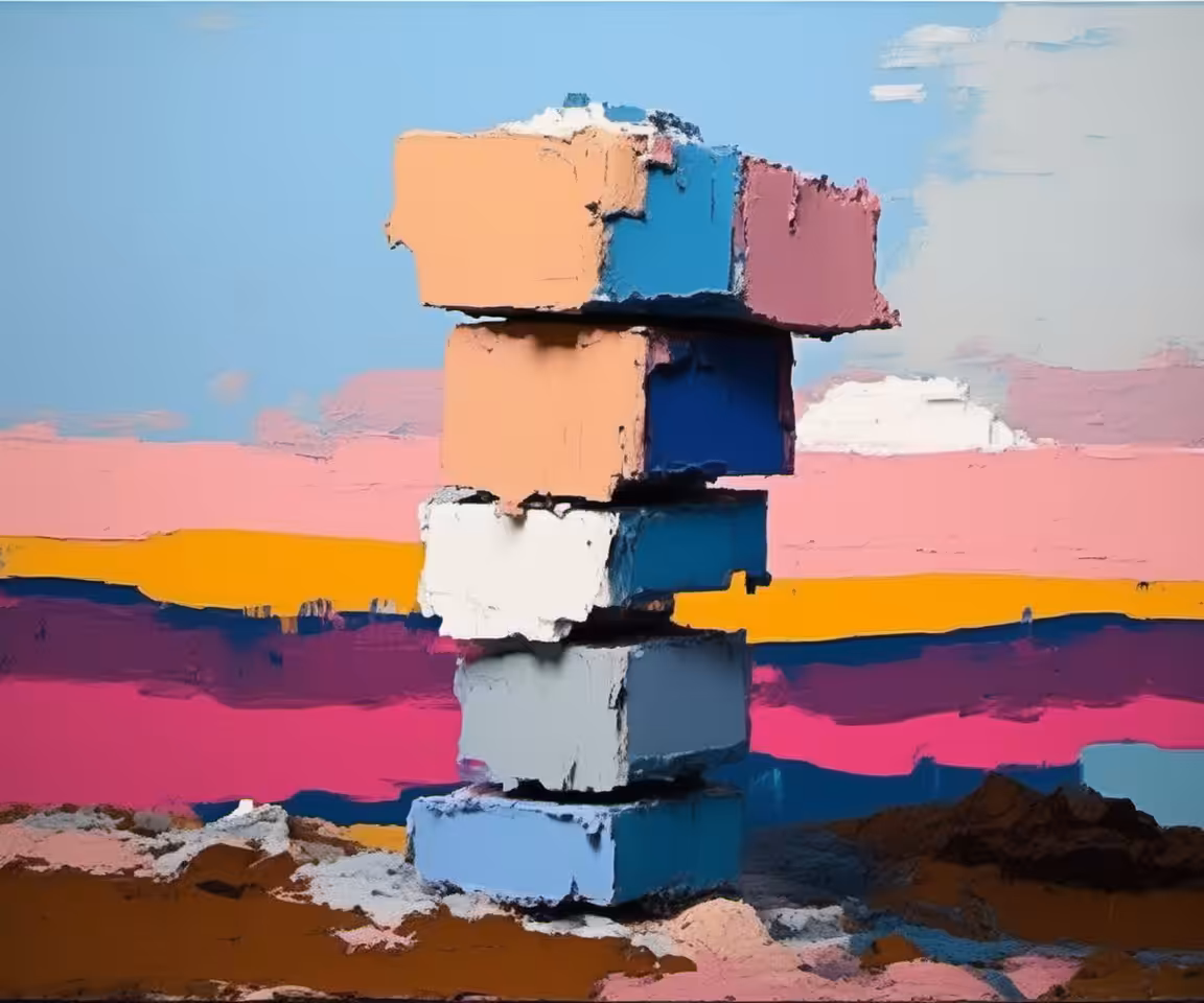 Painted Slabs #65