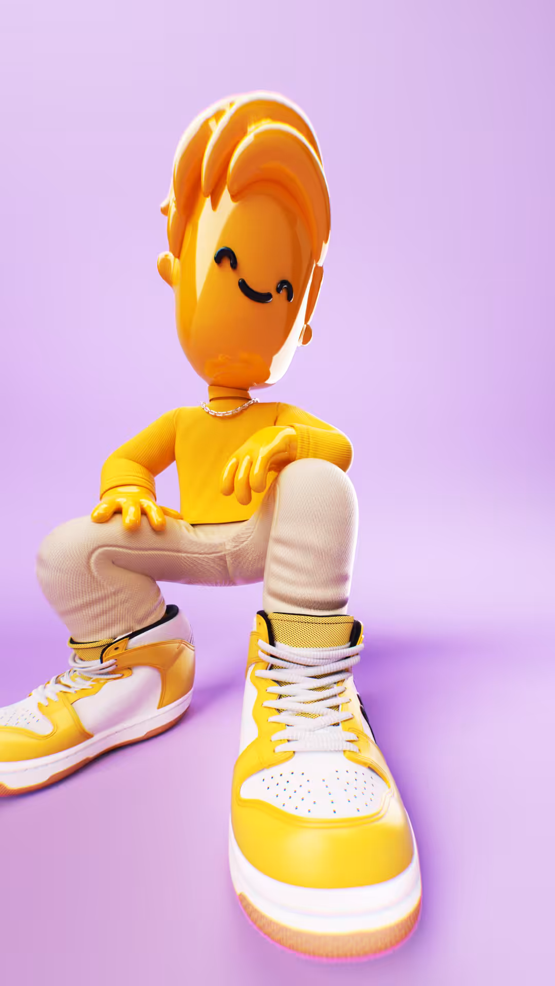 All Time Vibes: Fisheye Yellow Turtle