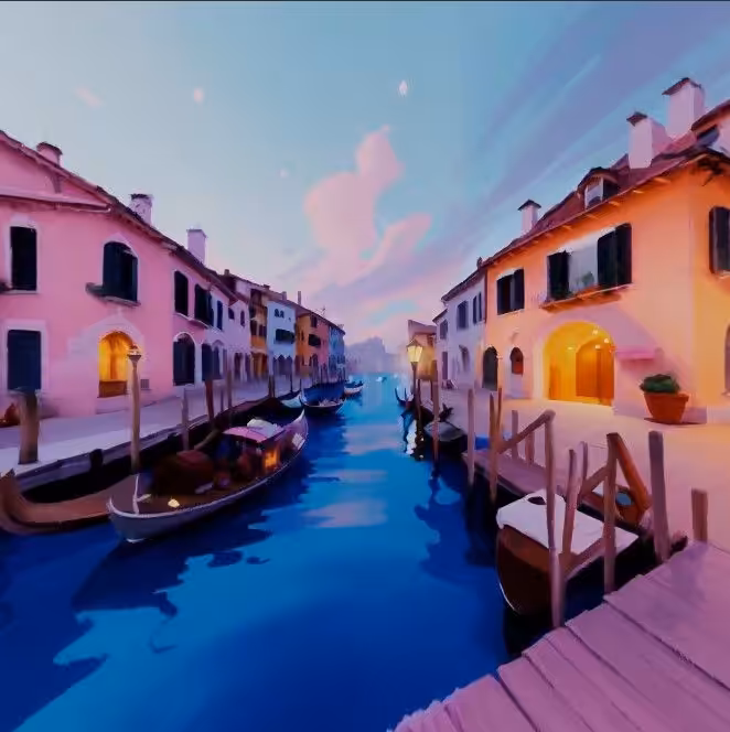 venice at night