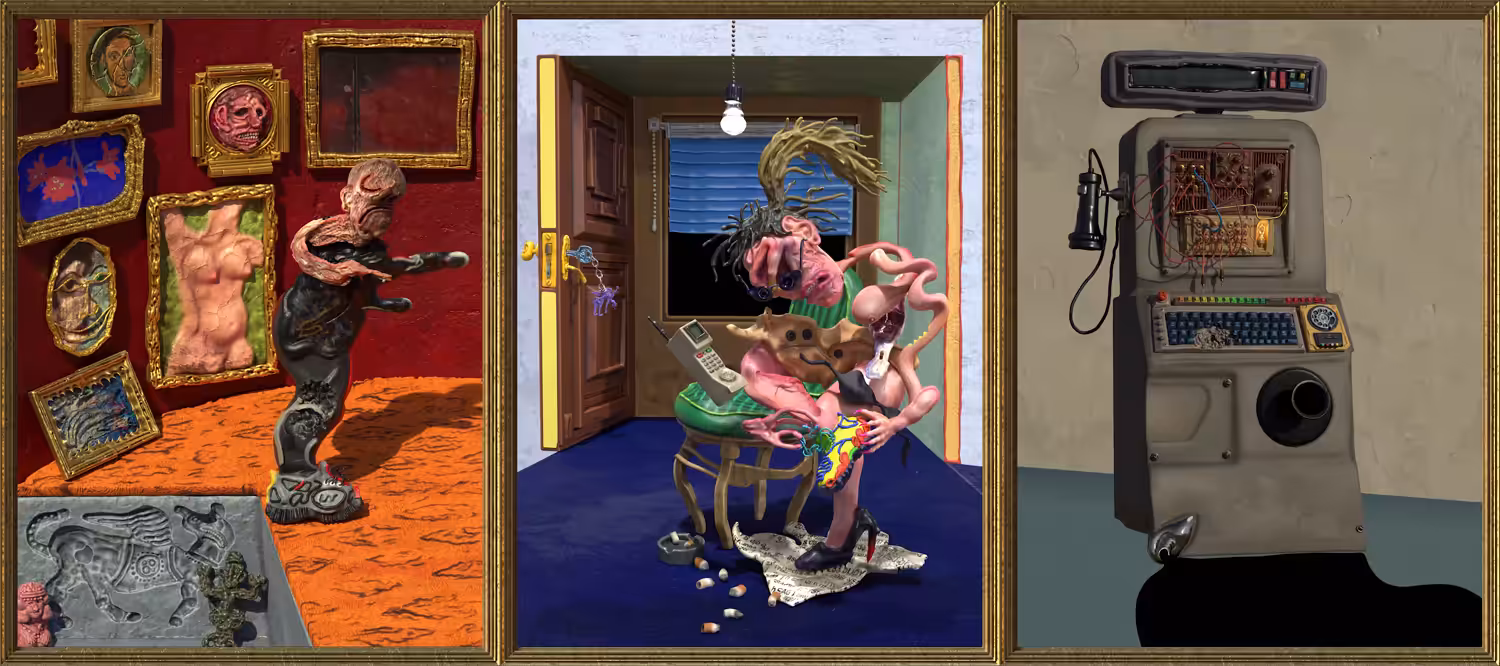 Triptych After Bacon