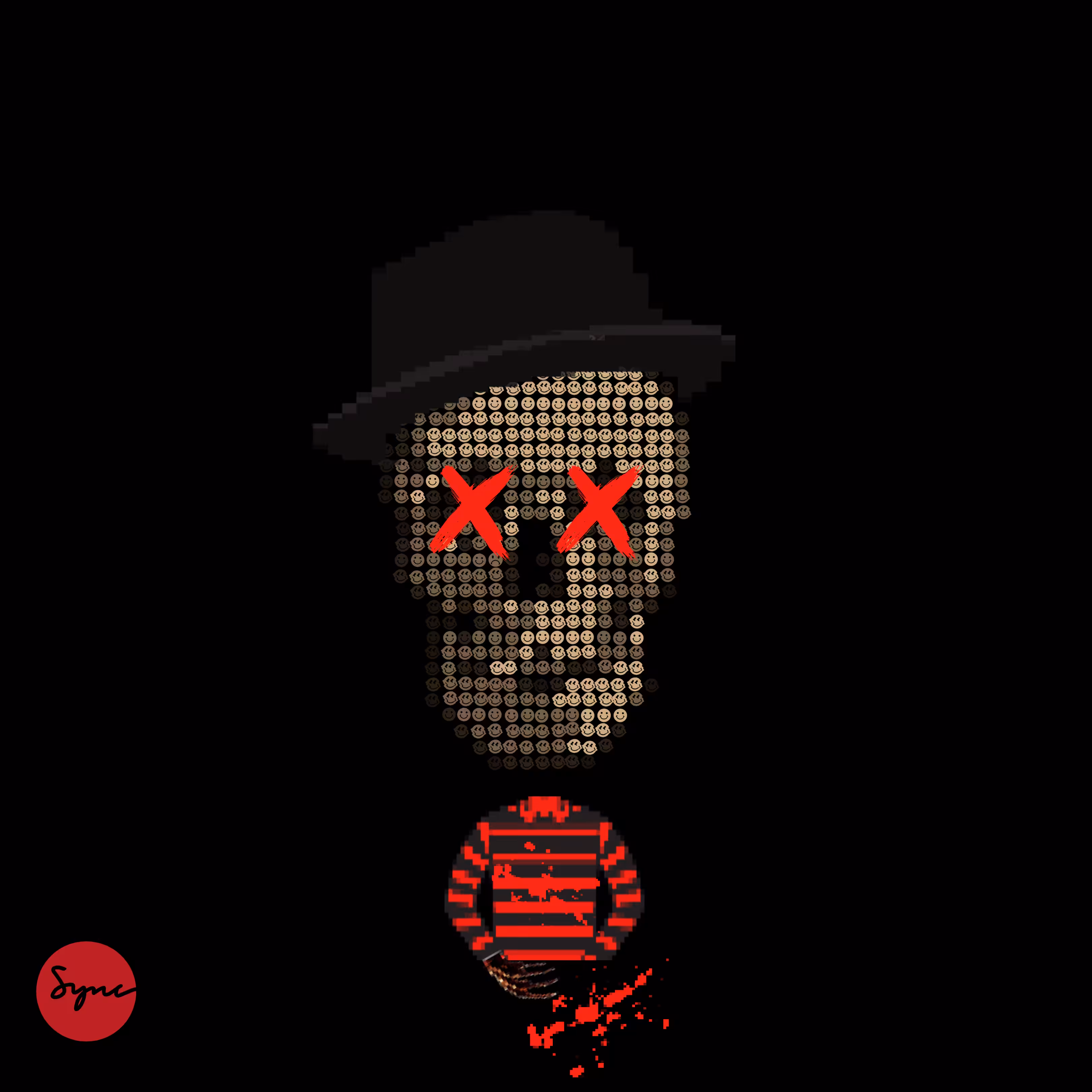 Freddy Krueger Smiley Skull - A Nightmare on HEN Street