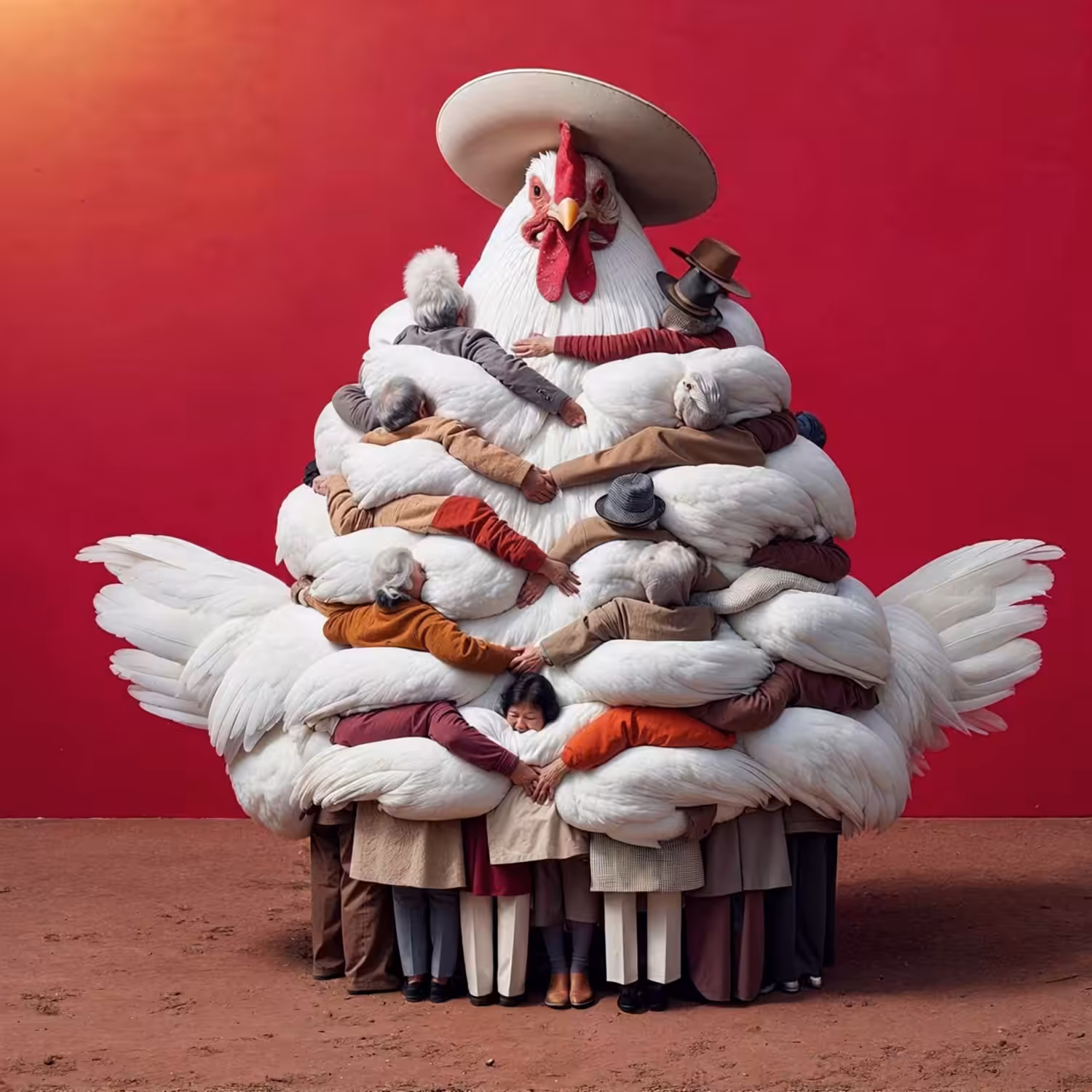 Niceaunties, 2025: Emotional Support Chicken