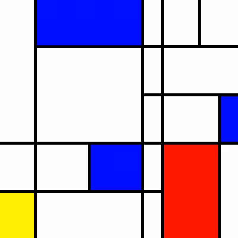 compositioninredblueandyellow.art, (NFT) #58