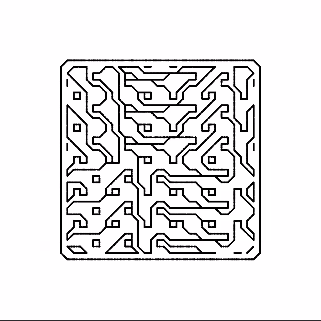 Diagonal Font #5