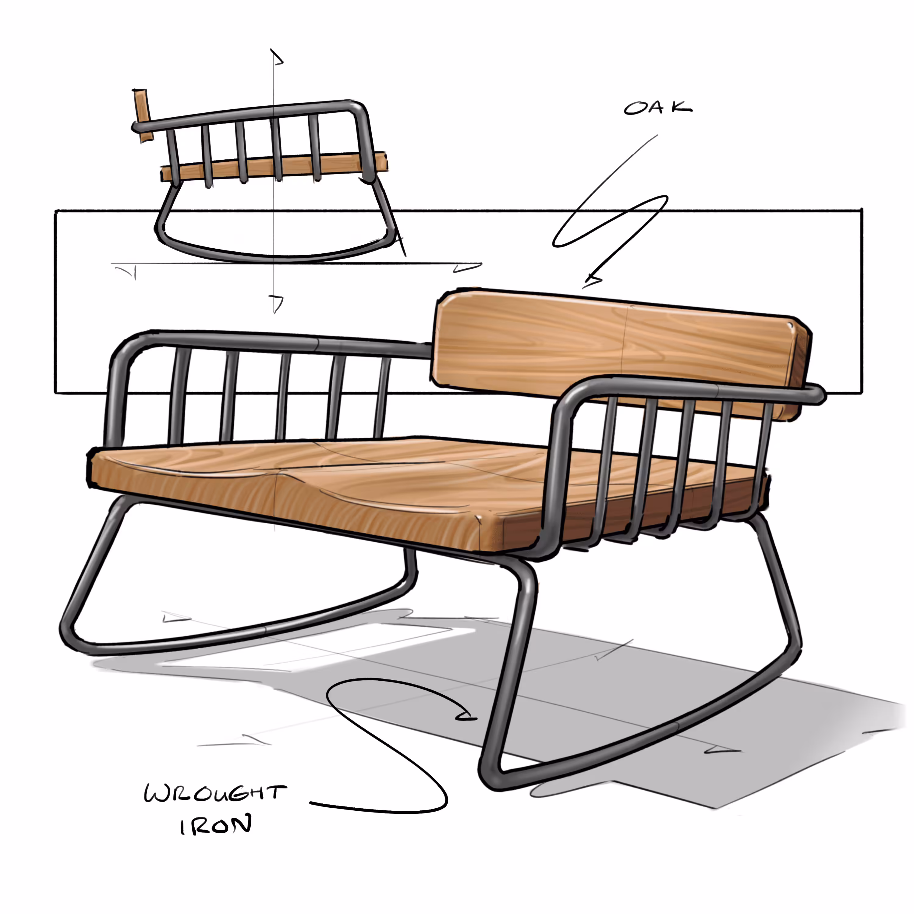Rocking Chair #050