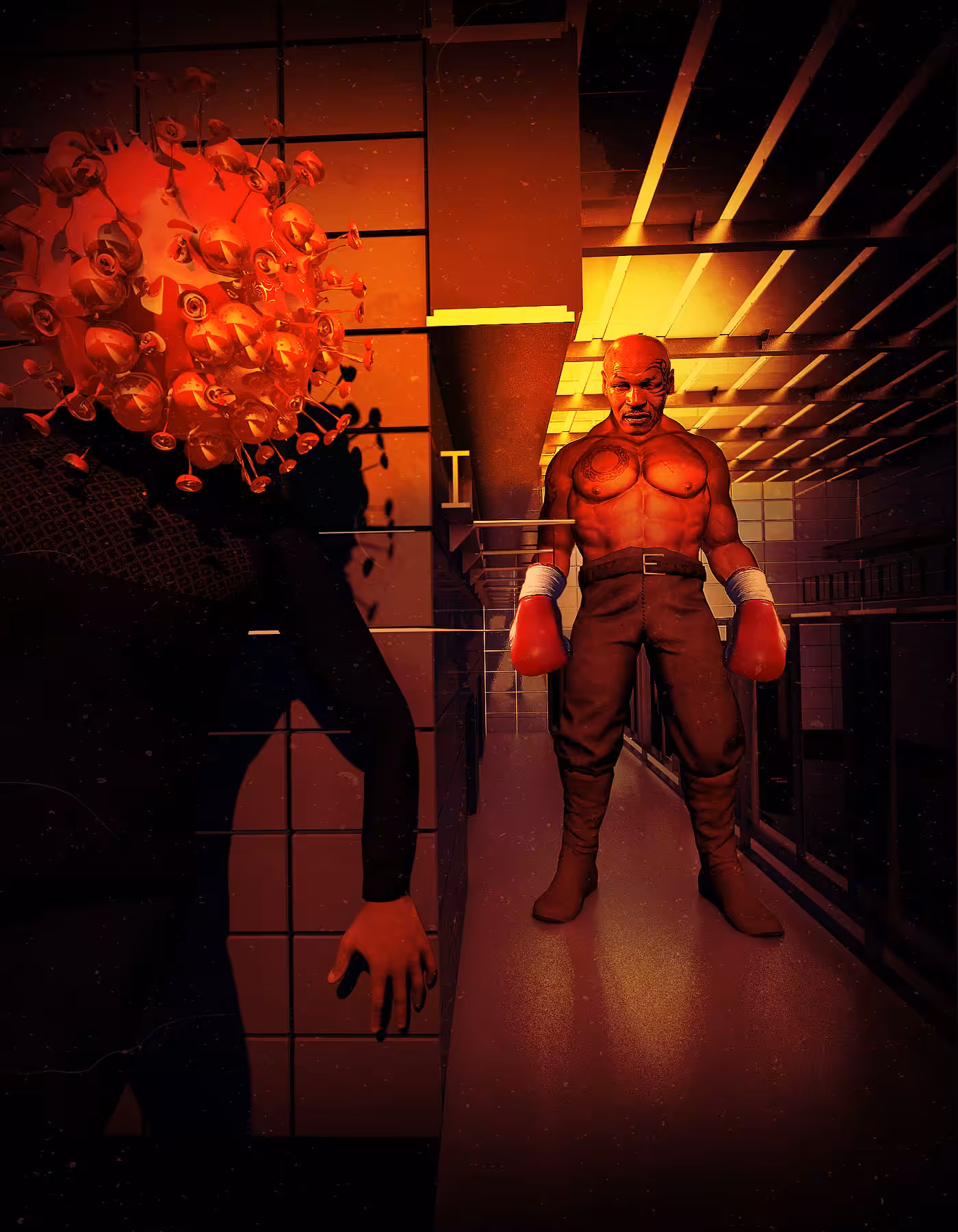 “CORONA VIRUS MAN vs. MIKE TYSON!!! [v.1]