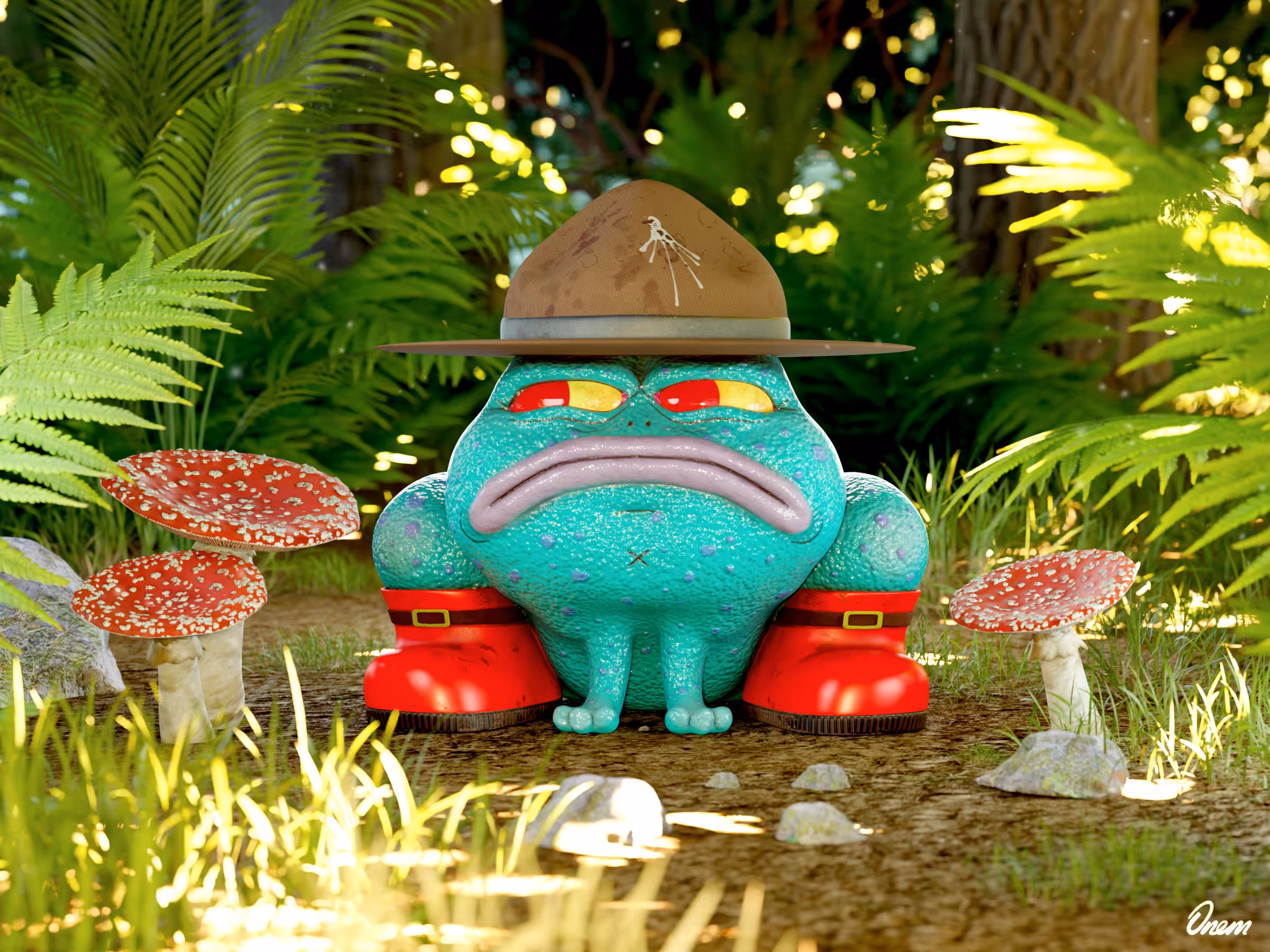 3D Ranger Toad
