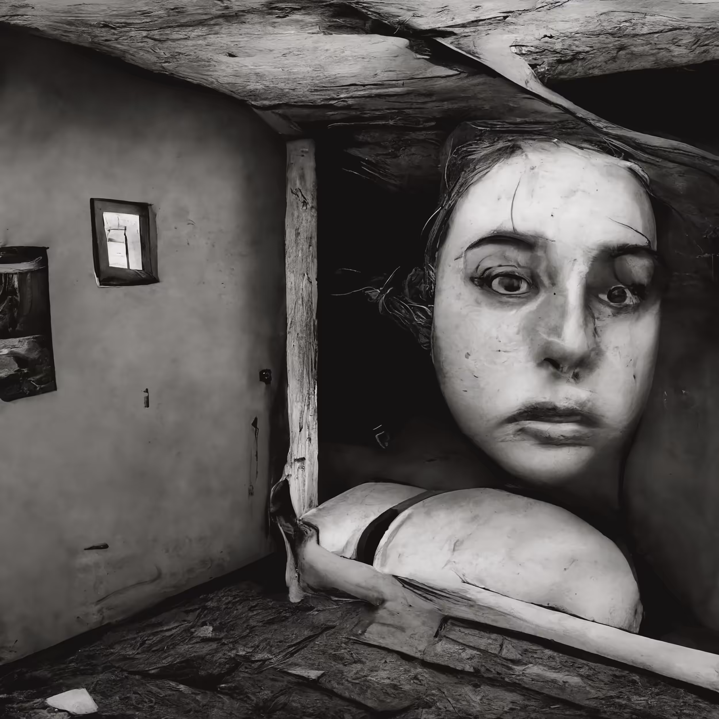 16B // A Second Attempt at Recreating Francesca Woodman's Rhode Island Period