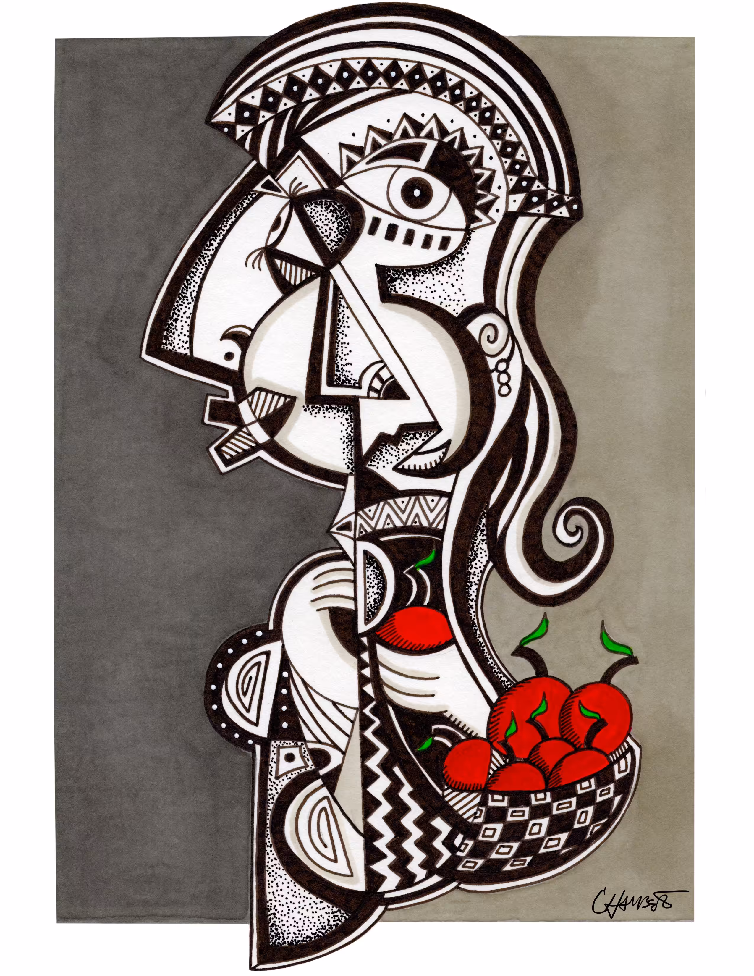 La Femme Avec des Pommes (The Woman With Apples)